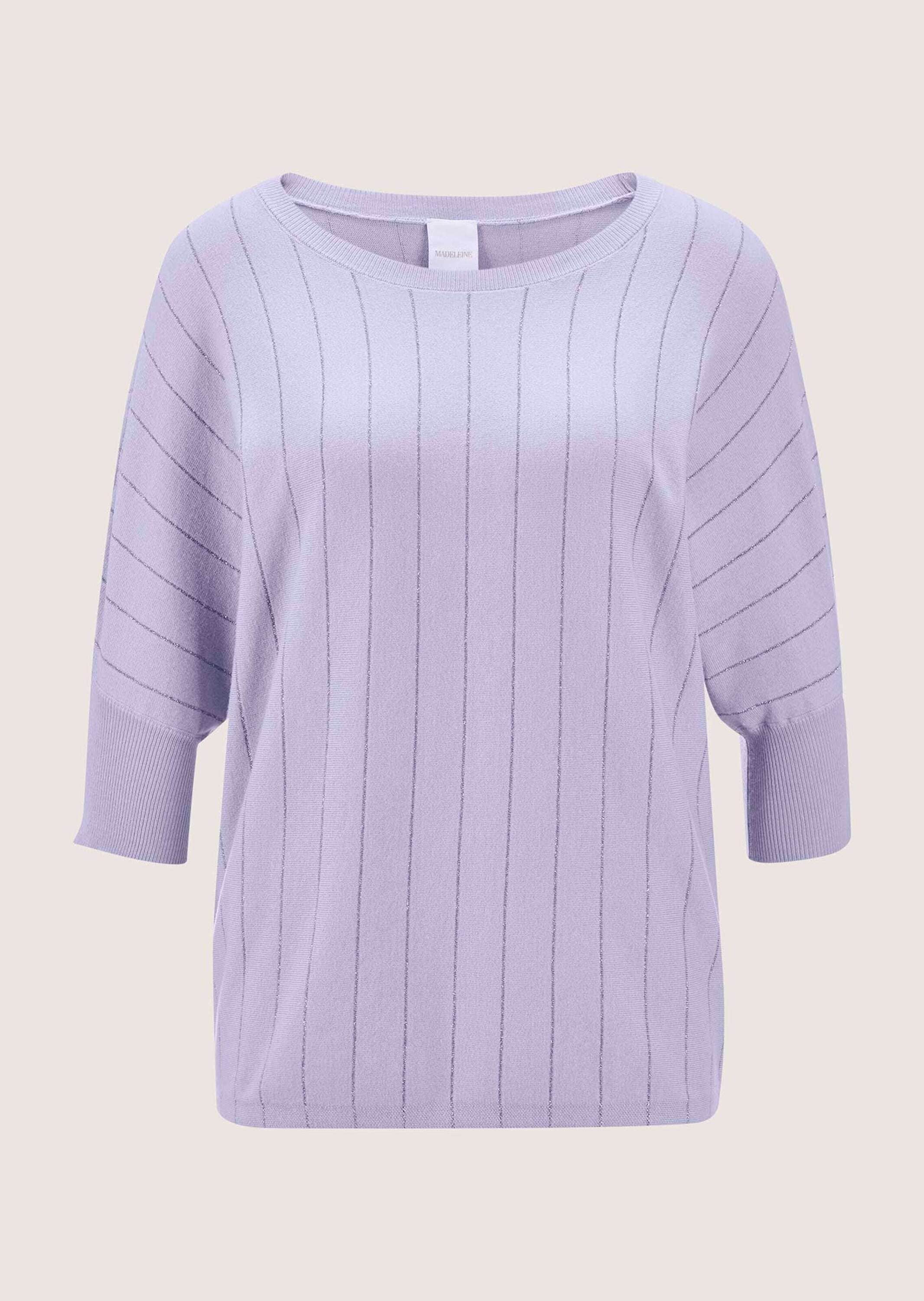 MADELEINE Longpullover "Pullover Oversize-Pullover mit Glanz-Effekt" günstig online kaufen