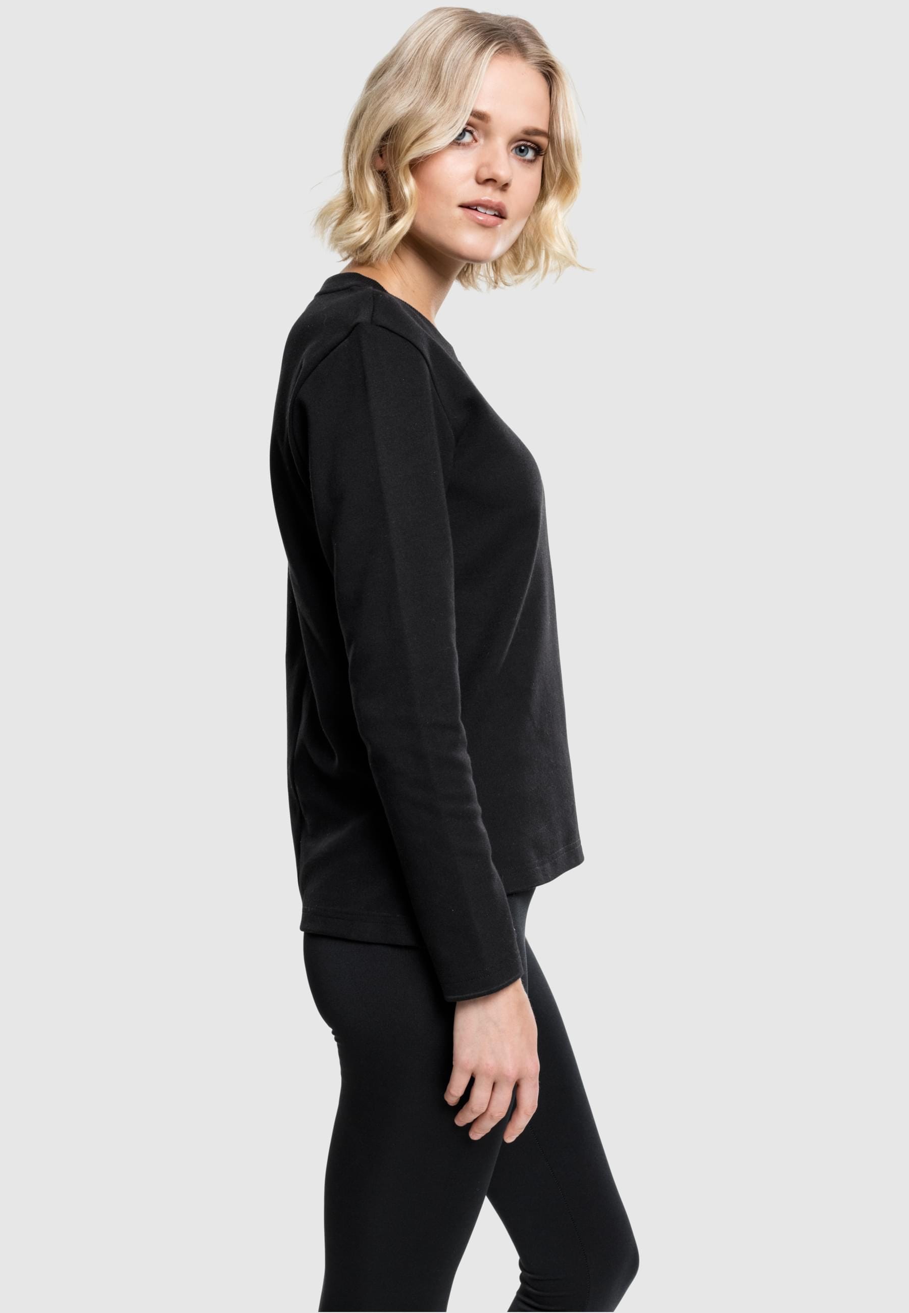 URBAN CLASSICS Sweatshirt »Urban Classics Damen Ladies Athletic Interlock Crewneck«, (1 tlg.)