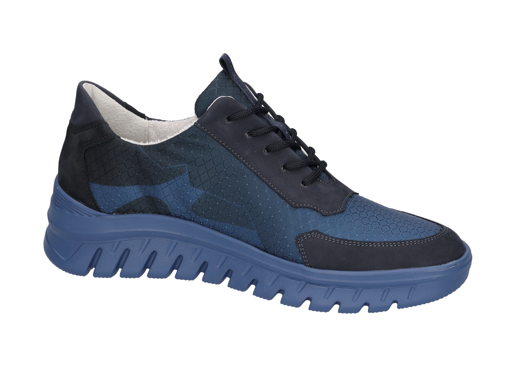 Waldläufer Keilsneaker »H-BIGGI«, Schnürer, Halbschuh, Freizeitschuh mit Kontrastnaht, Weite H