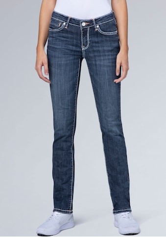 SOCCX Slim-fit-Jeans »RO:MY«, mit hellen Stepp-Nähten kaufen