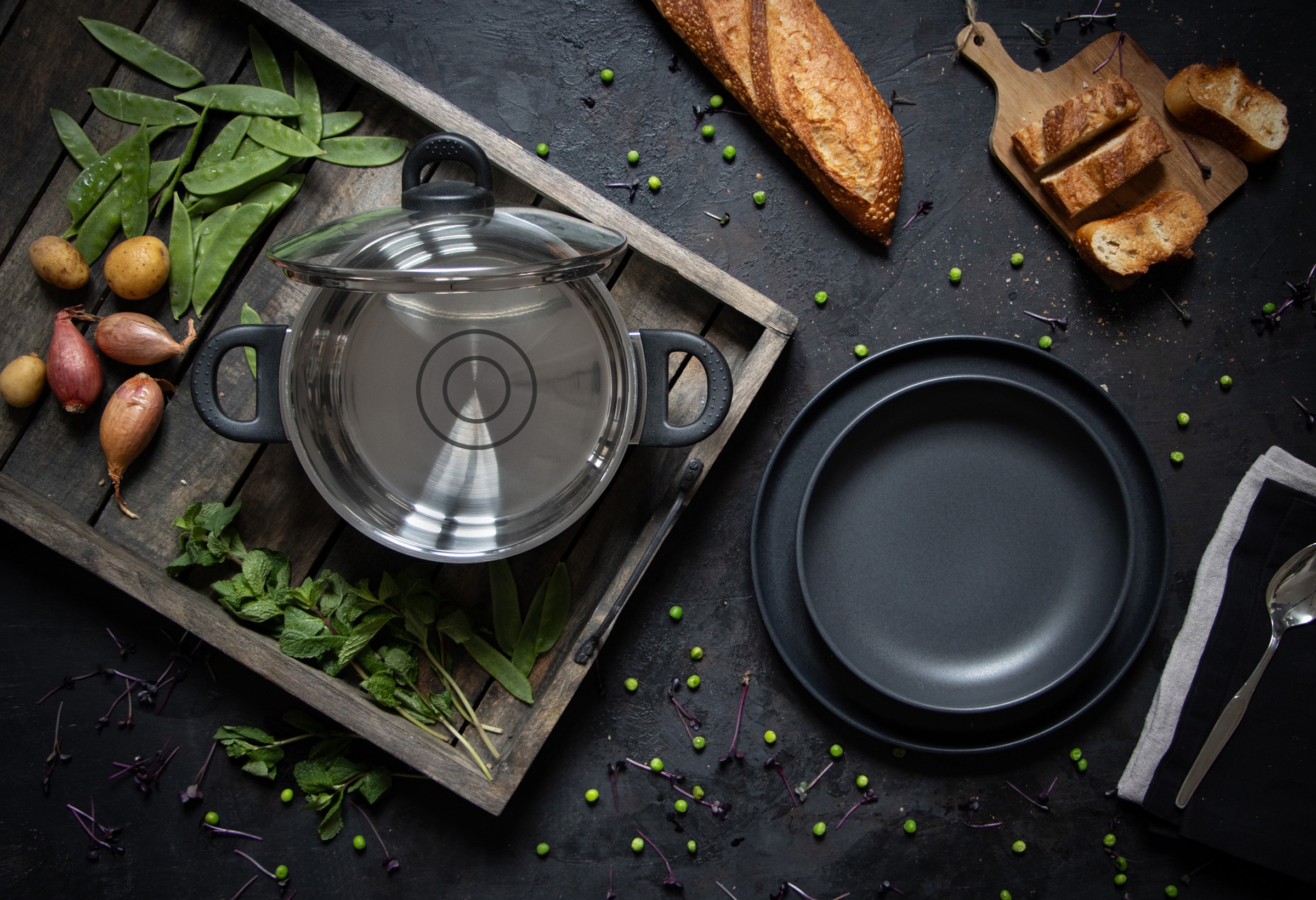 Elo Basic Kochtopf »Turmalin« 1 tlg. Edelstahl | Kunststoff