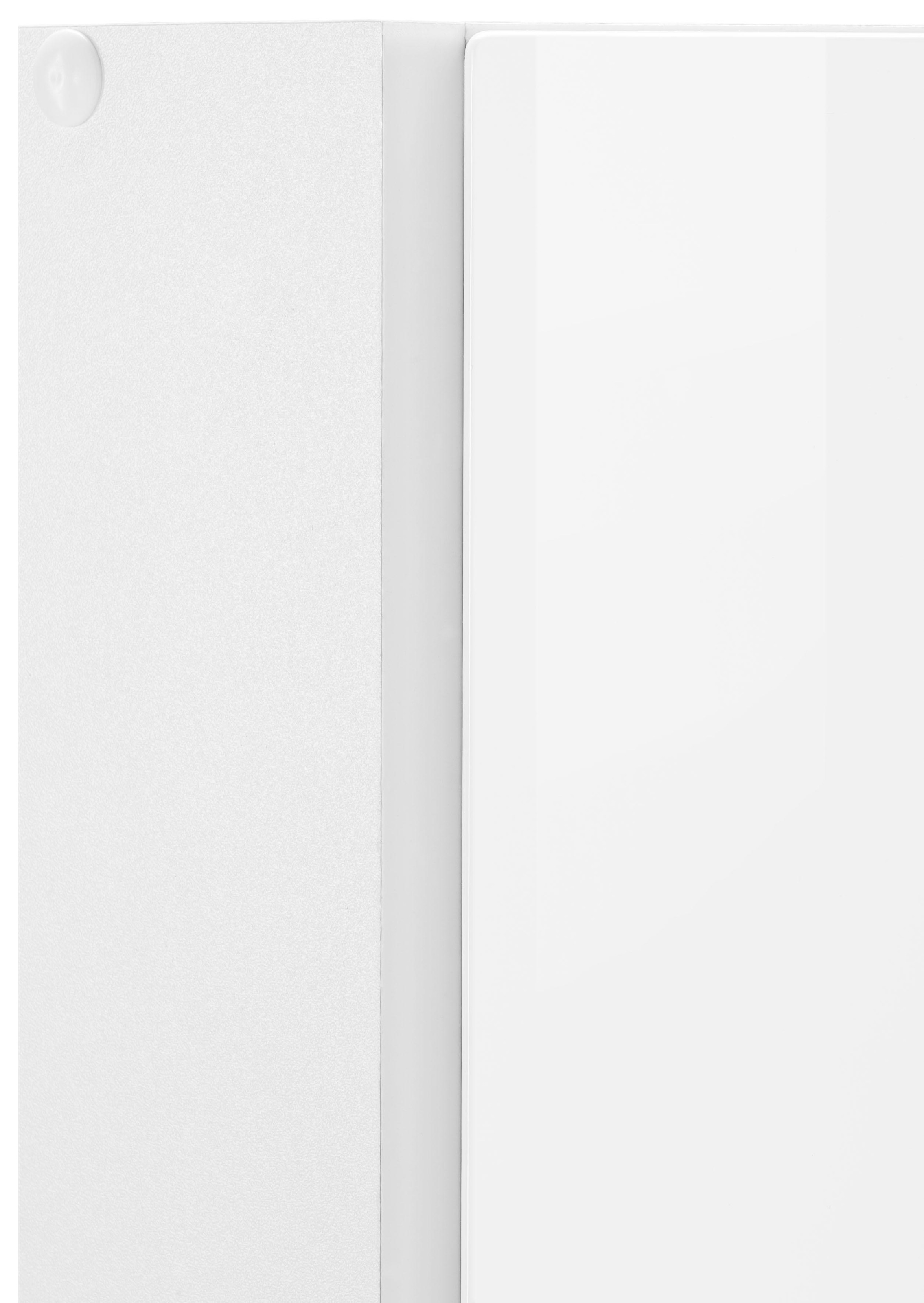 KOCHSTATION Eckhängeschrank »KS-Tulsa«, 60 cm breit, 1 Tür, schwarzer Metallgriff, hochwertige MDF Front