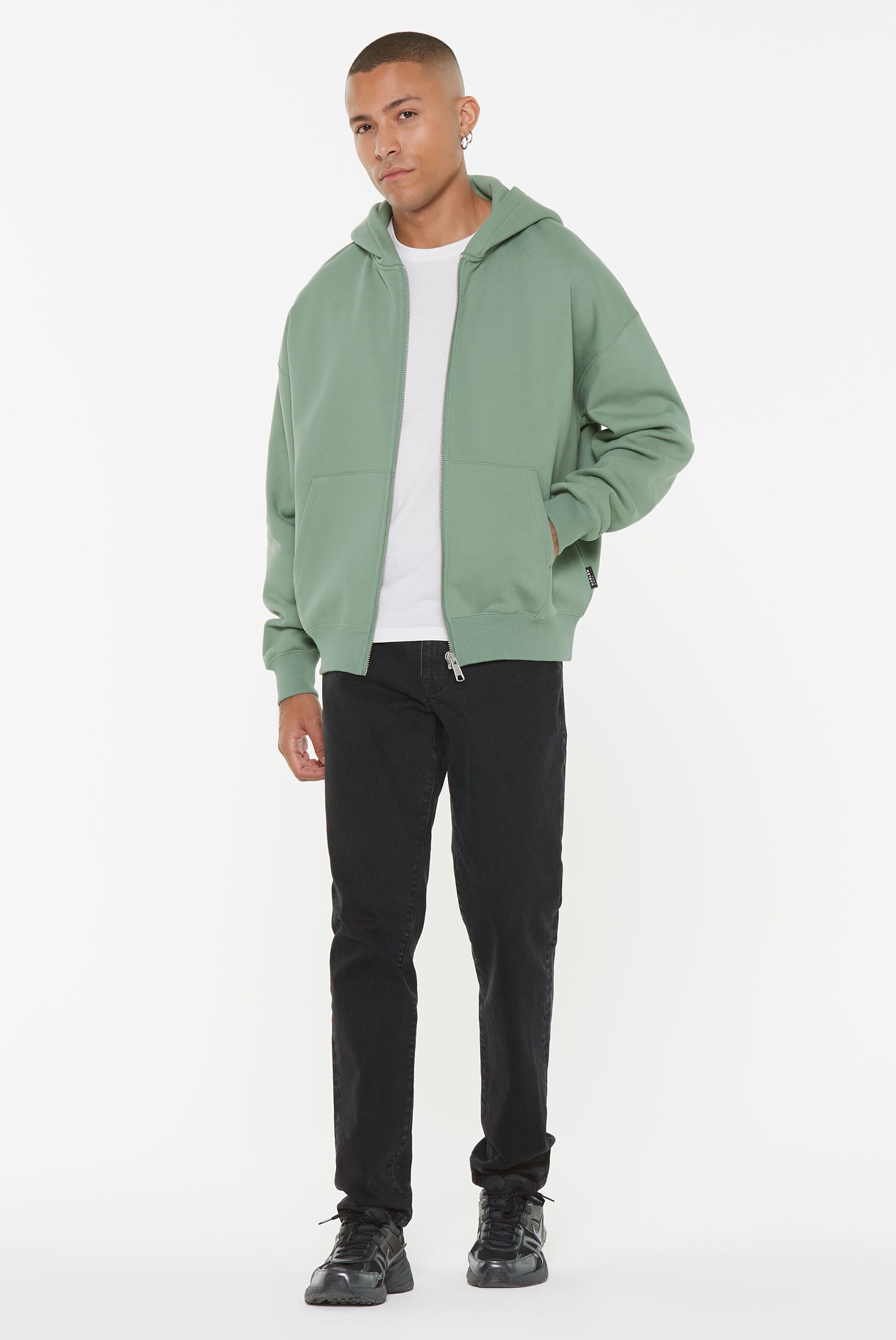 Harlem Soul Kapuzensweatjacke, mit Baumwolle