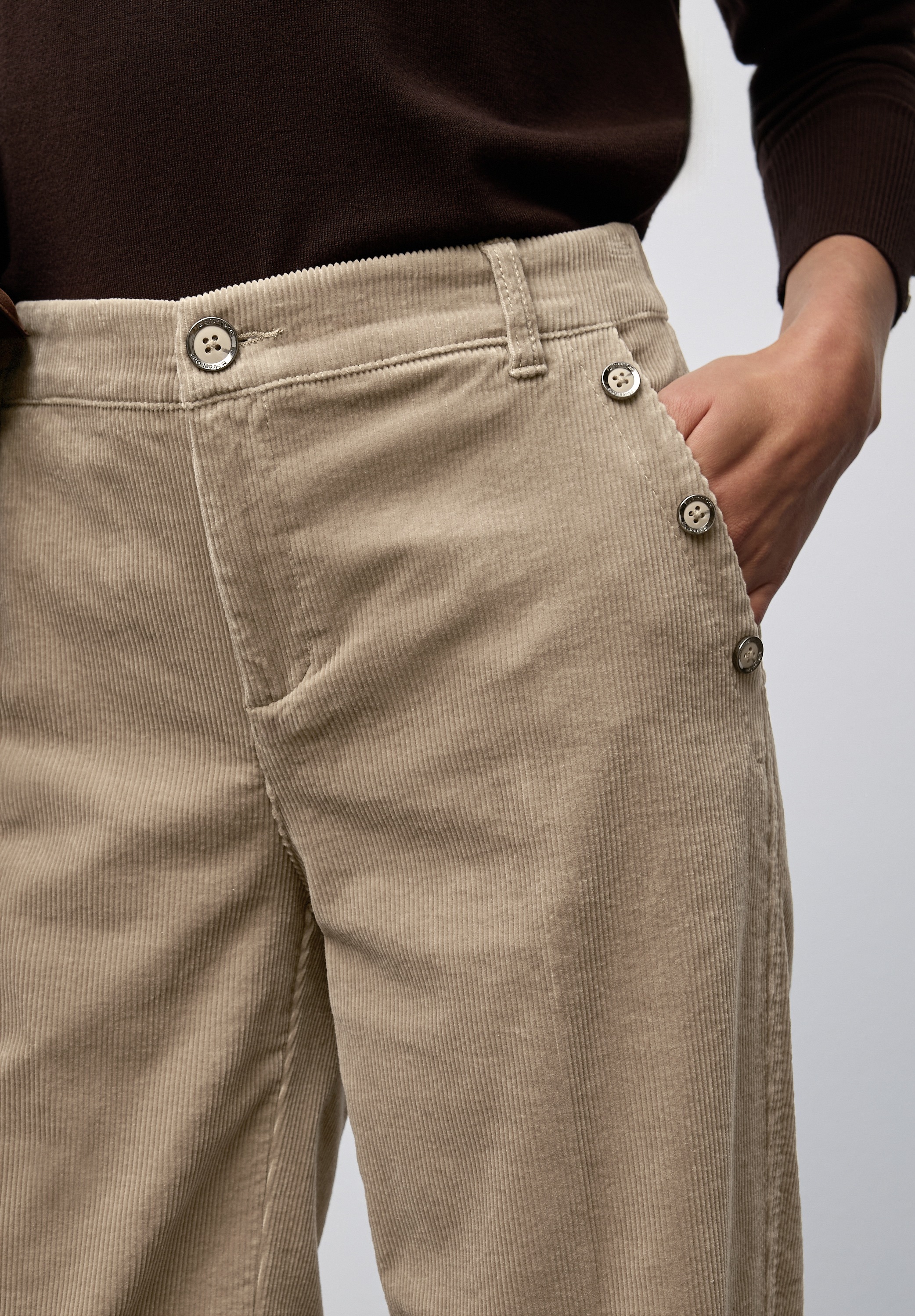 Thumbnail - STREET ONE Cordhose Straight Leg, Mid Waist