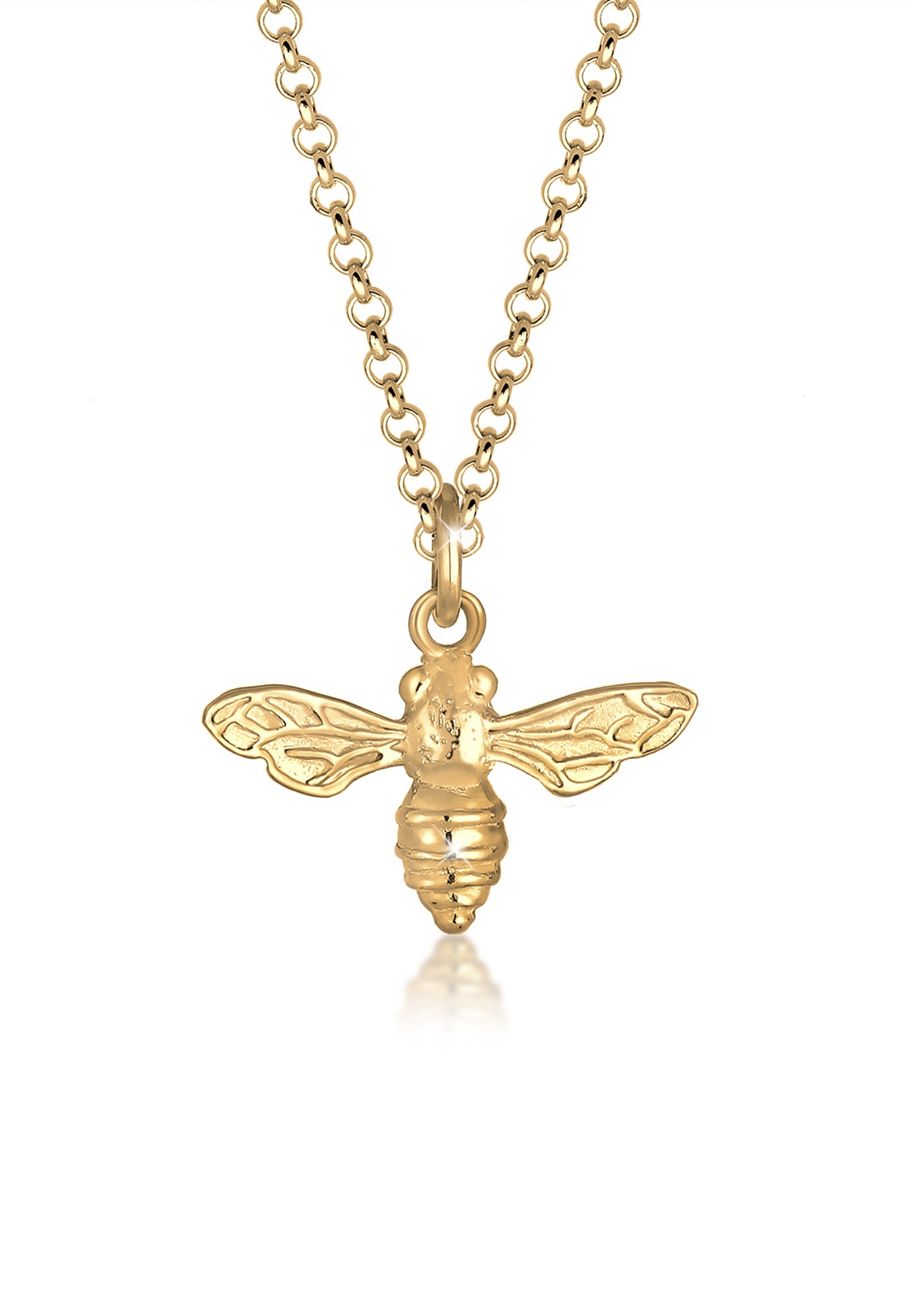 Elli Kette mit Anhänger »Biene Tier Trend Sommer 925 Sterling Silber«