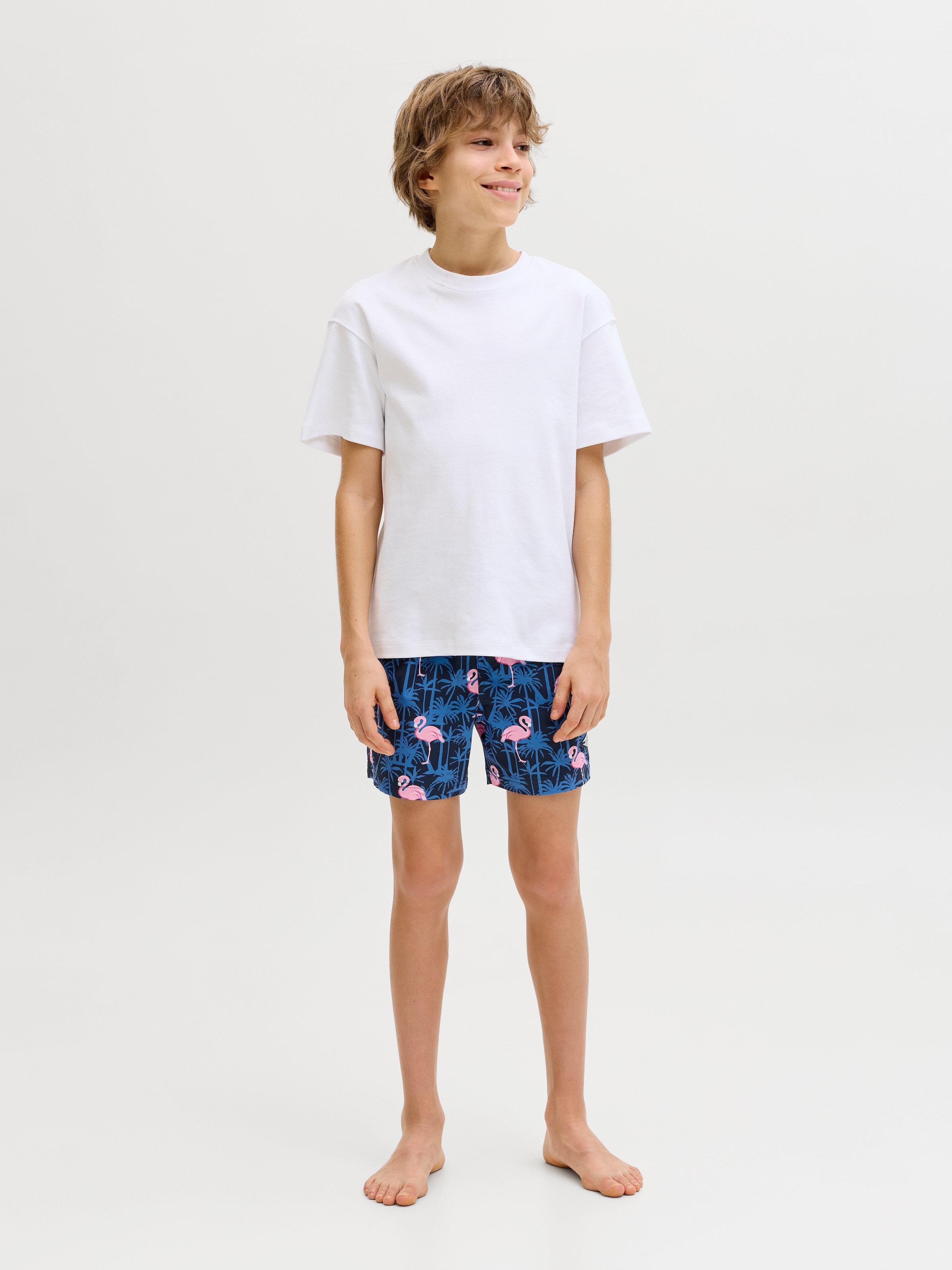 Jack & Jones Junior Badeshorts »JPSTMAUI VIBES NOVELTY AOP SWIM SH JNR«
