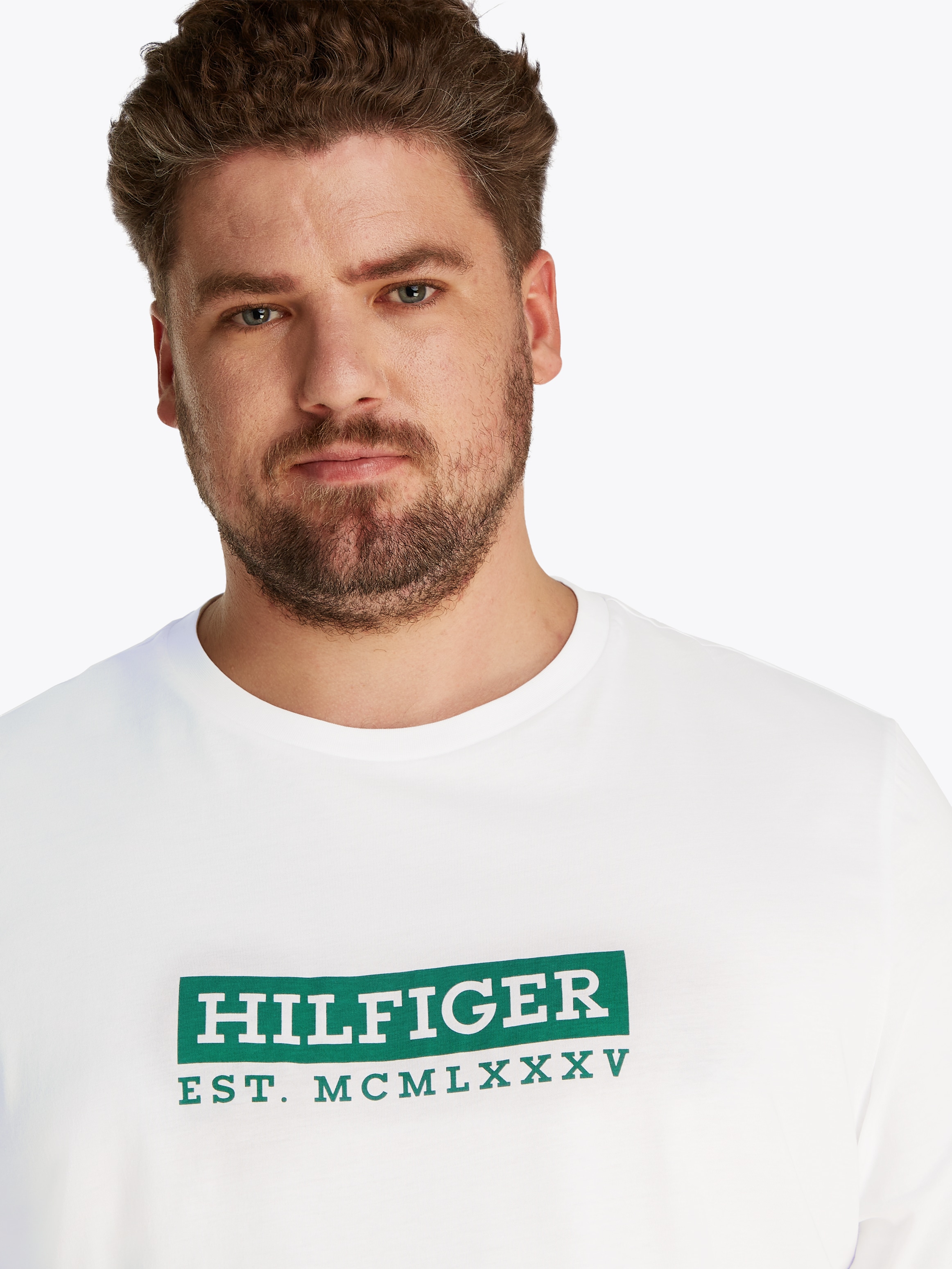 Tommy Hilfiger Big & Tall Kurzarmshirt "BT-COLOUR TO COLOR GRAPHIC TEE-B", günstig online kaufen