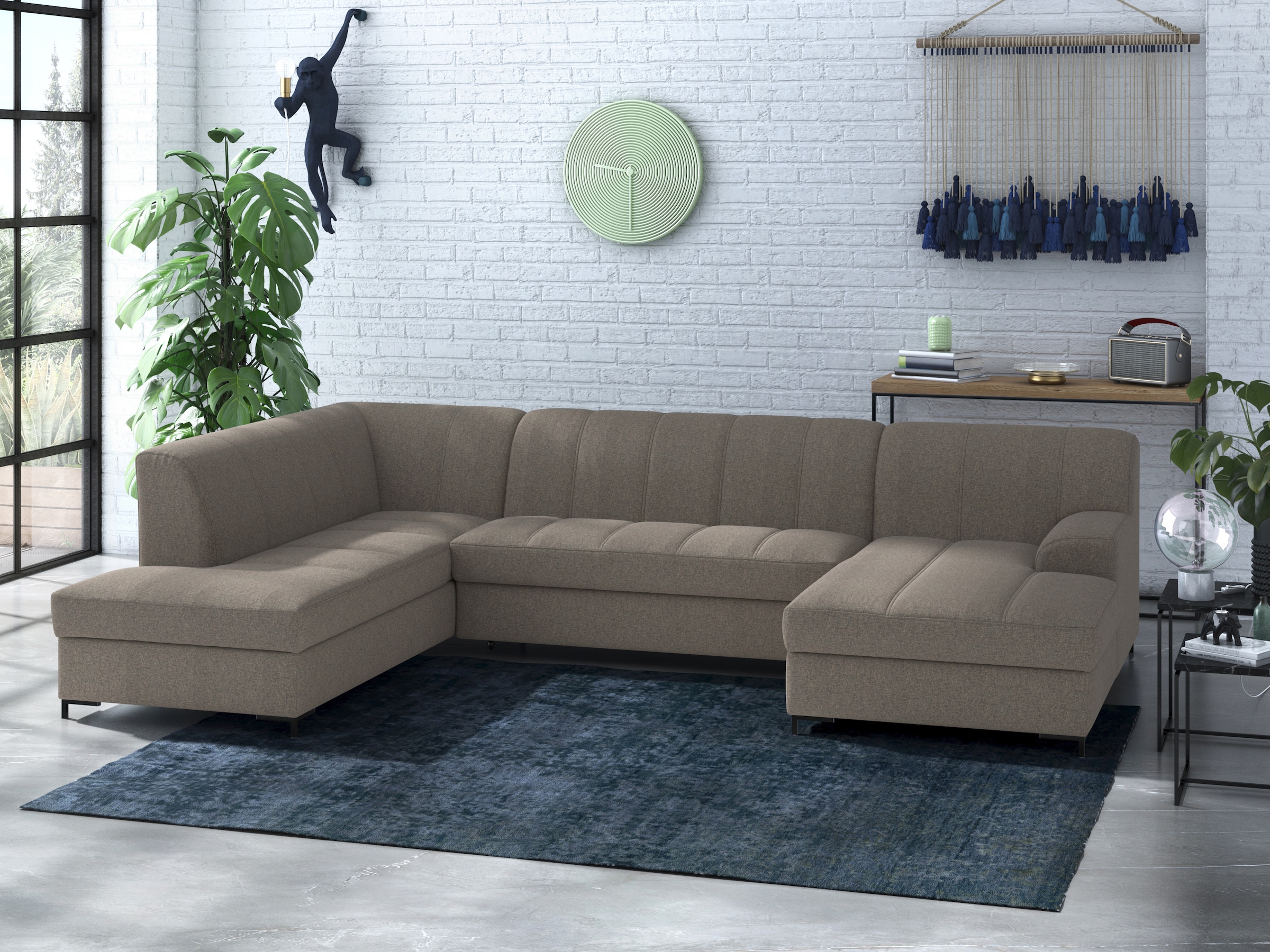 INOSIGN Wohnlandschaft "Balme, moderne Formensprache, zeitloses Design, U-F günstig online kaufen