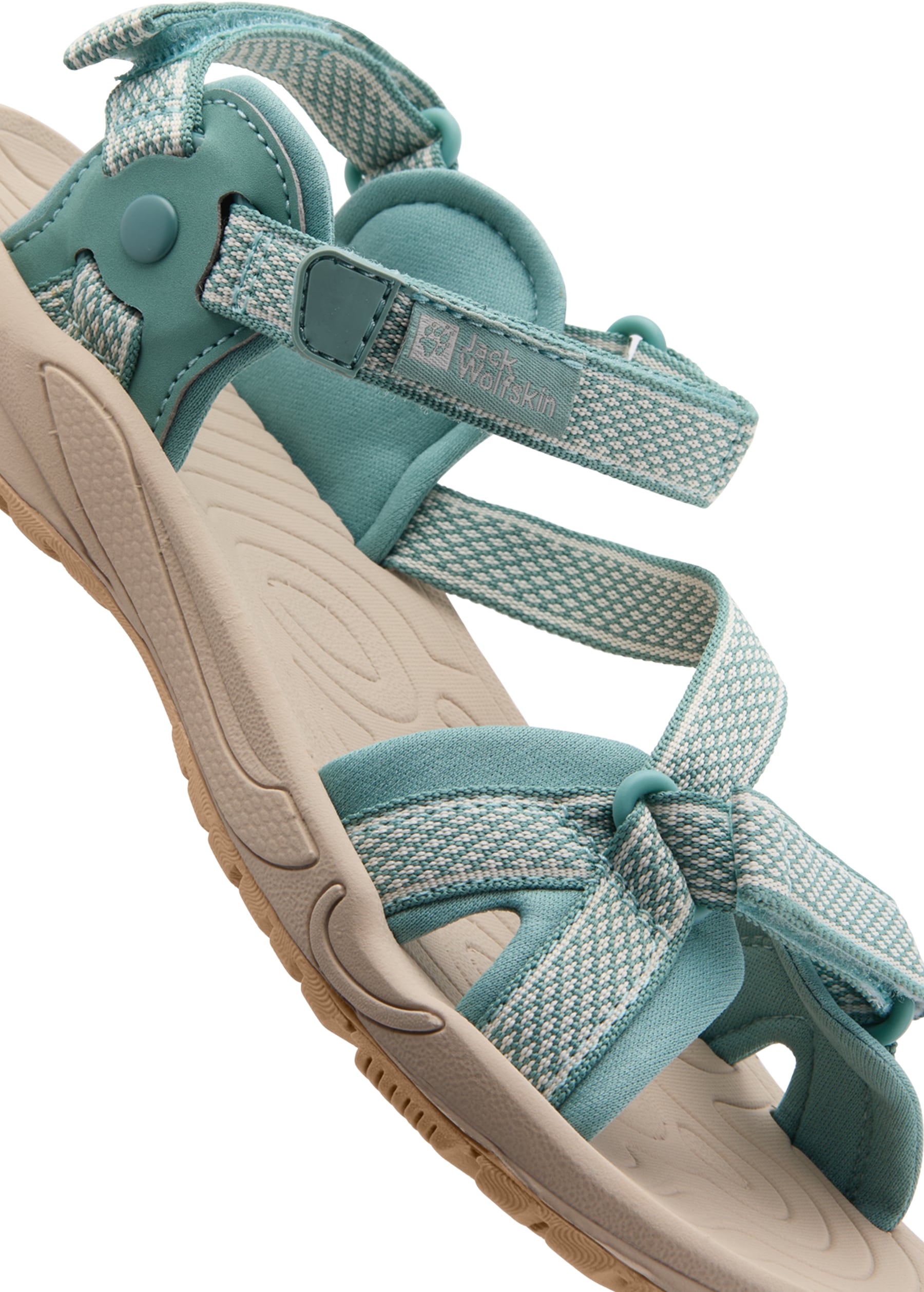 Jack Wolfskin Outdoorsandale »LAKEWOOD RIDE SANDAL W«, mit Klettverschluss