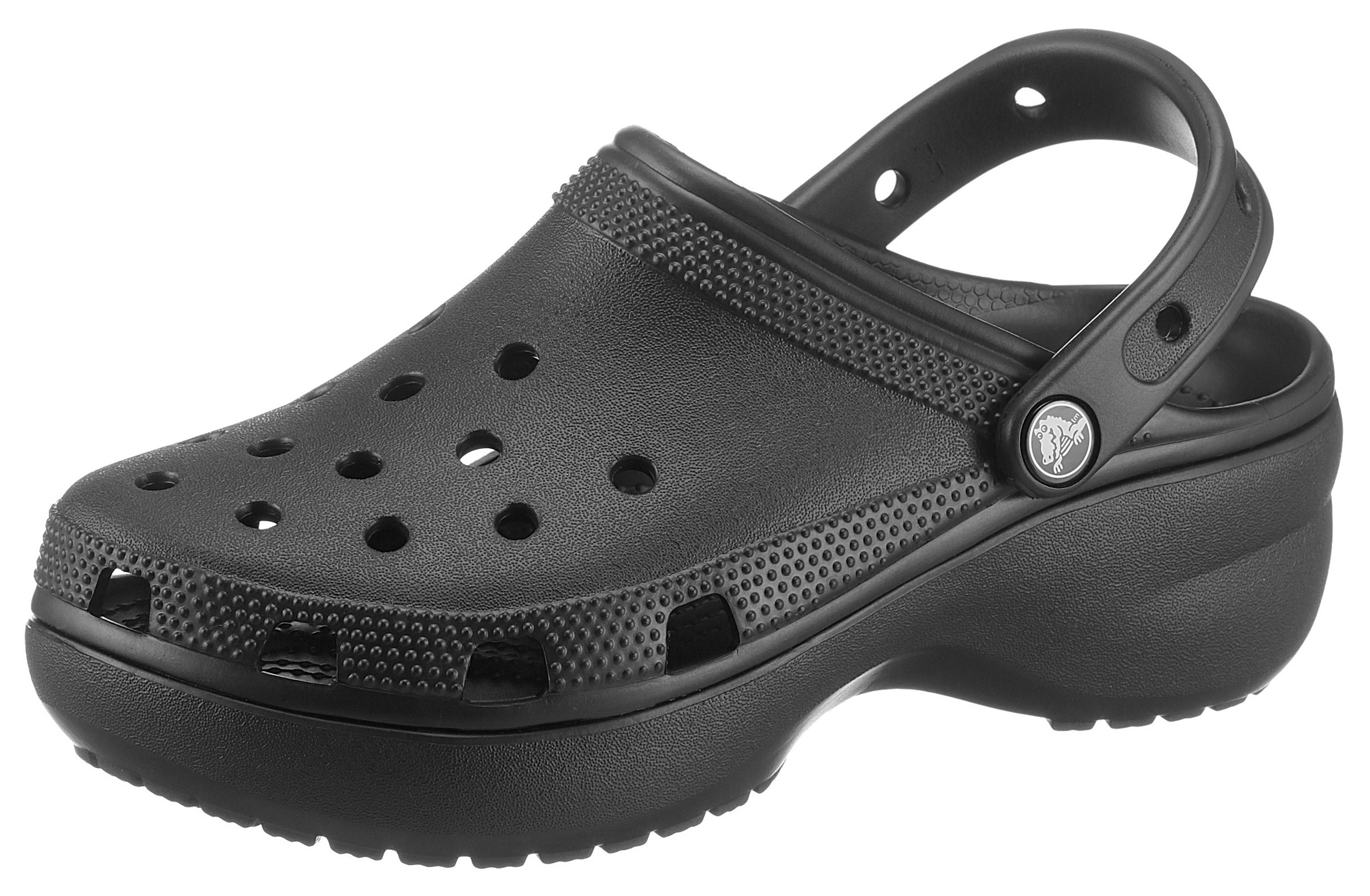 Crocs Clog "Classic Platform Clog W", Sommerschuh, Schlappen, Hausschuh, tr günstig online kaufen