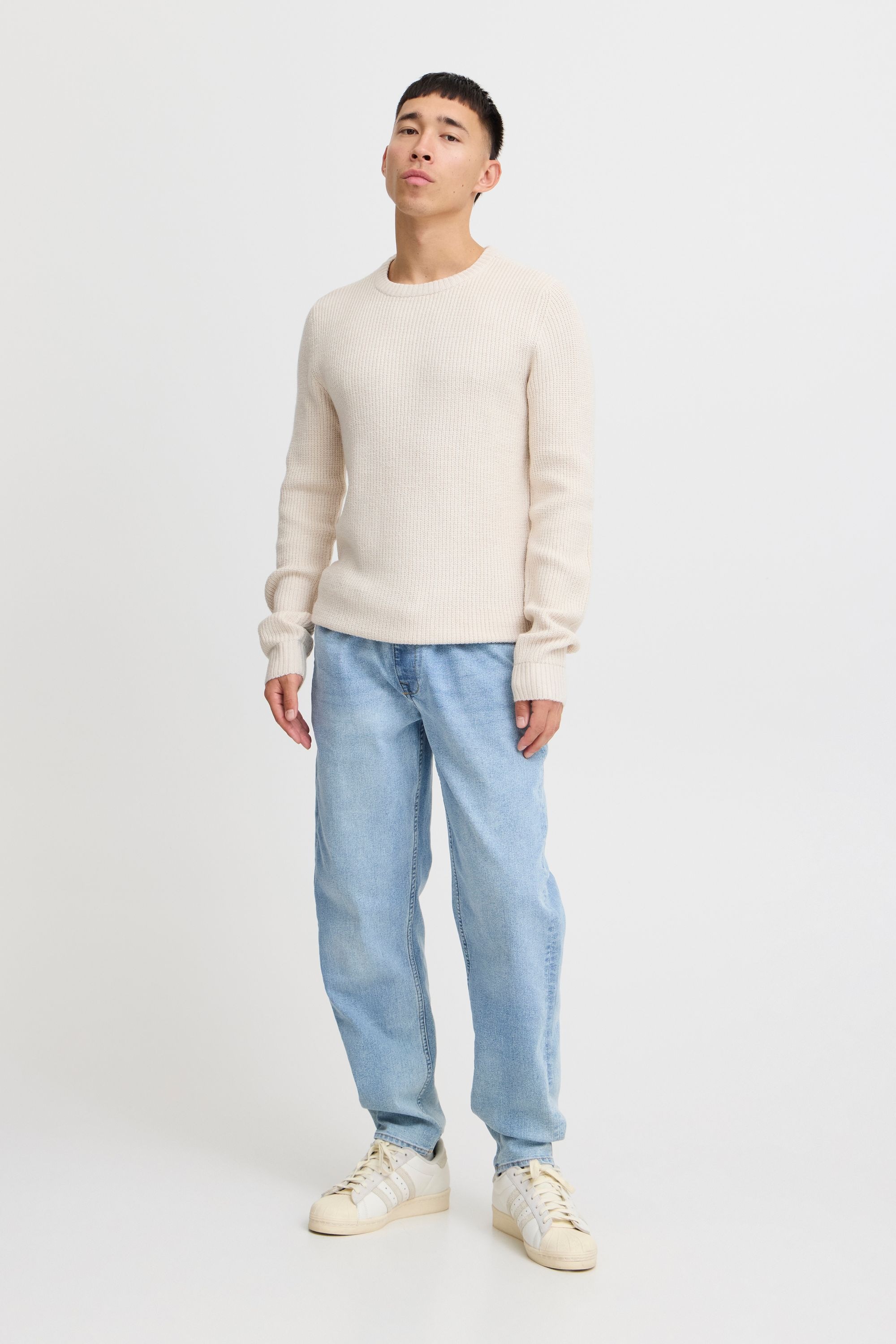 Thumbnail - Blend Strickpullover "BHPullover" Klassischer Grobstrickpullover mit Rundhalsausschnitt