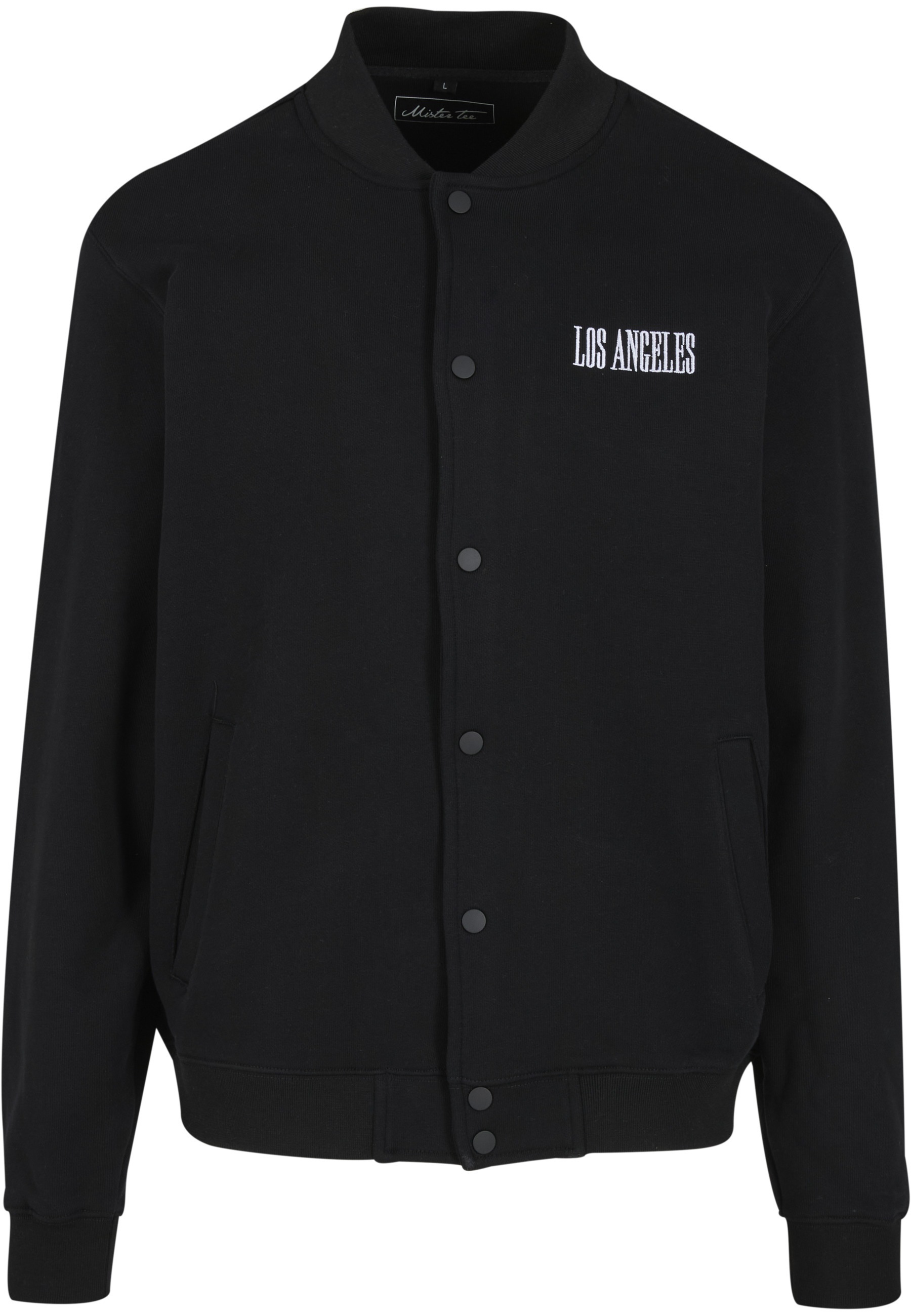 MisterTee Collegejacke "MisterTee Los Angeles EMB Heavy Tonal College Jacket" 1 Stk. tlg. ohne Kapuze