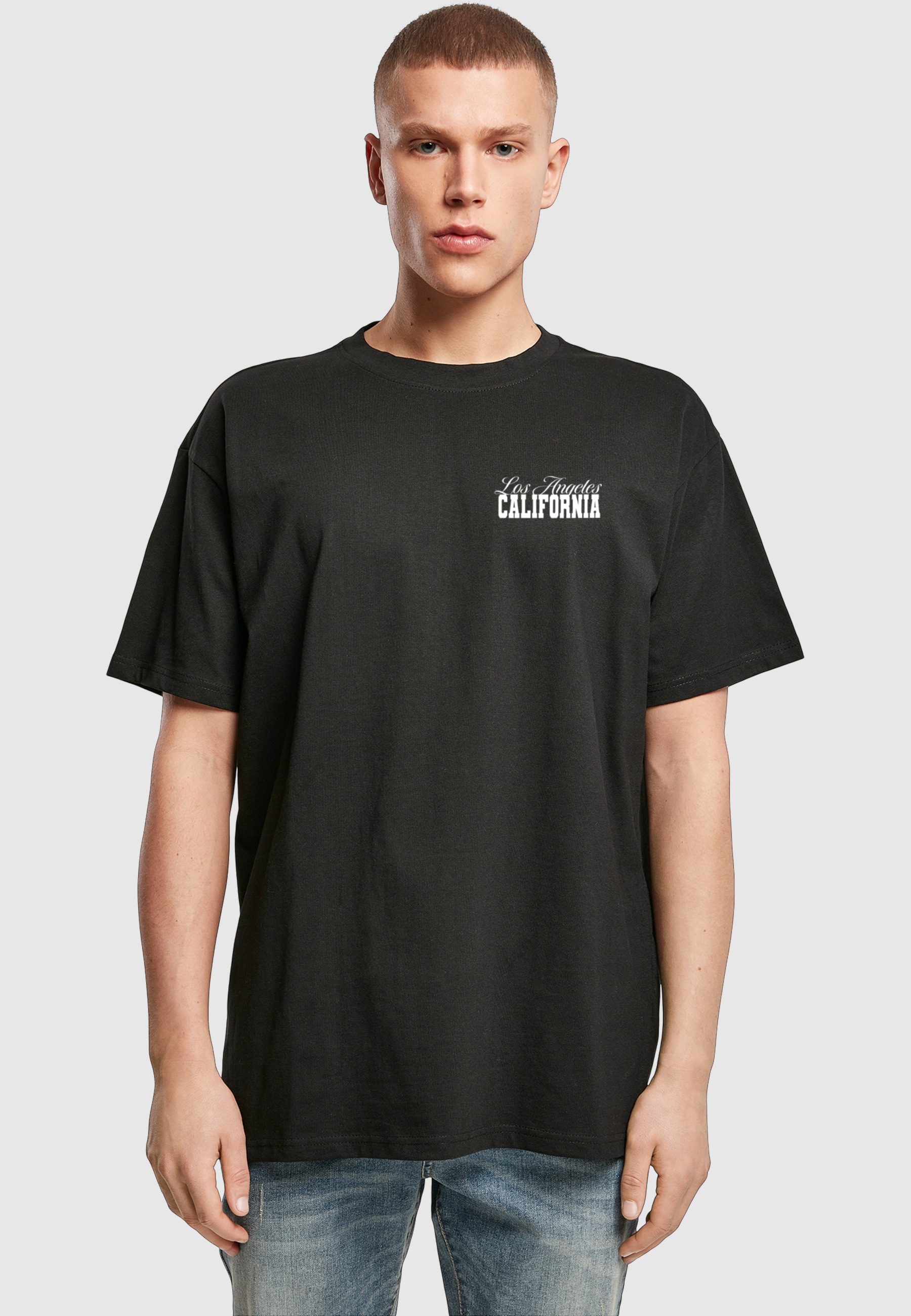 MisterTee T-Shirt »MisterTee California Hibiskus Heavy Oversize Tee« 1 Stk.