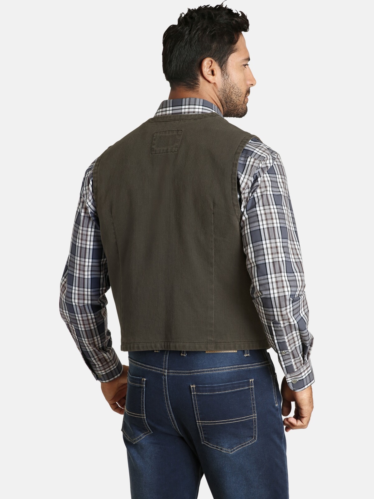Jan Vanderstorm Funktionsweste »Weste TORELL«, (1 tlg.), Freizeitweste in Jeans-Optik