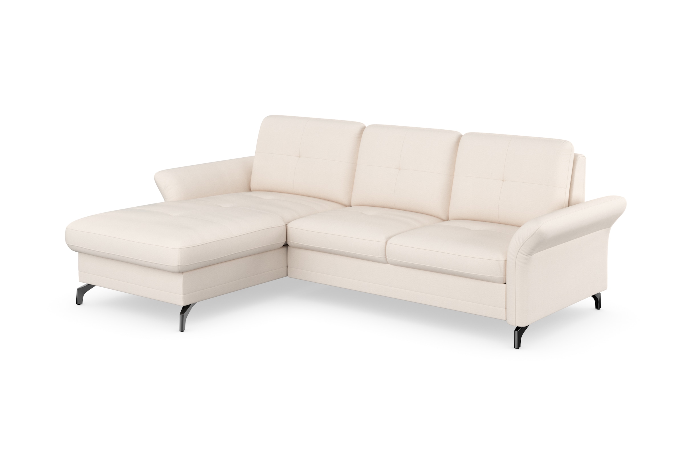 Places of Style Ecksofa "Calando L-Form", wahlweise mit Bettfunktion, Bettk günstig online kaufen