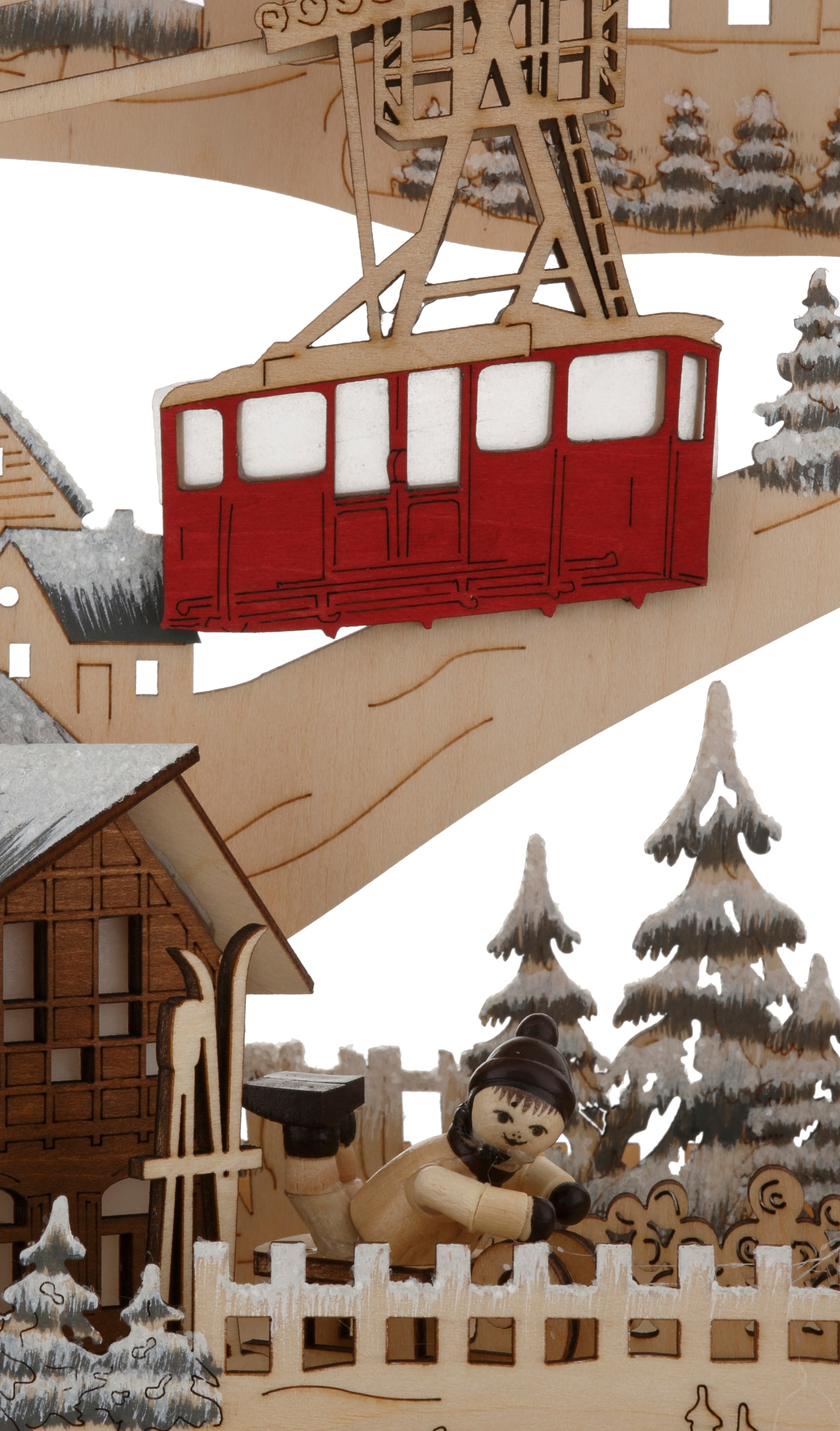 my home Schwibbogen »Podest und Seilbahn, BAUR ca. Weihnachtsdeko«, | Skihütte 64 Breite Weihnachsmarkt, cm und kaufen