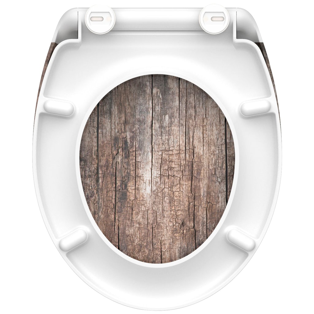 welltime WC-Sitz »Used Wood«