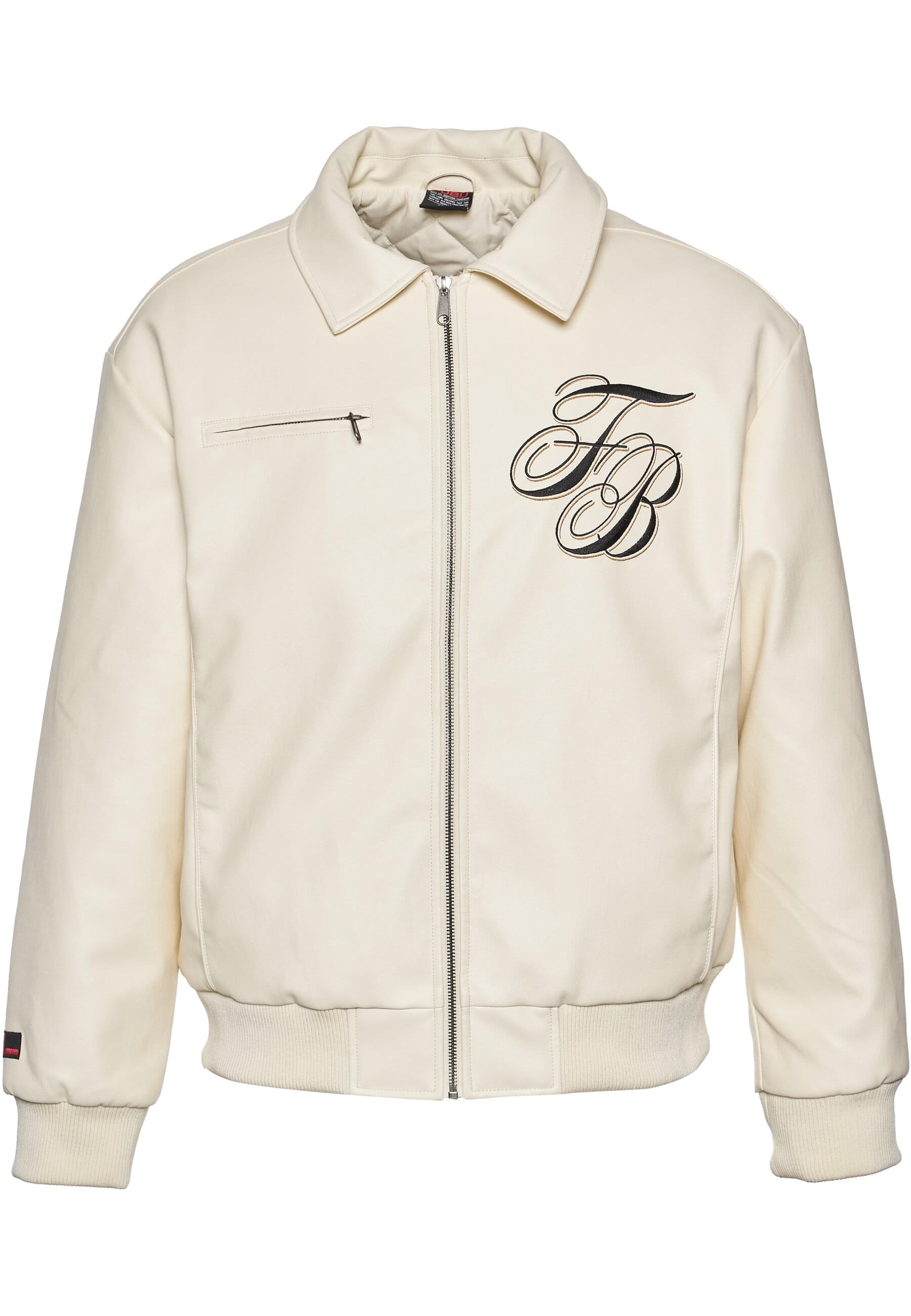 Fubu Collegejacke »Fubu Herren FM234-008-3 Fb Initials Leather Coach Jacket«, (1 St.), ohne Kapuze