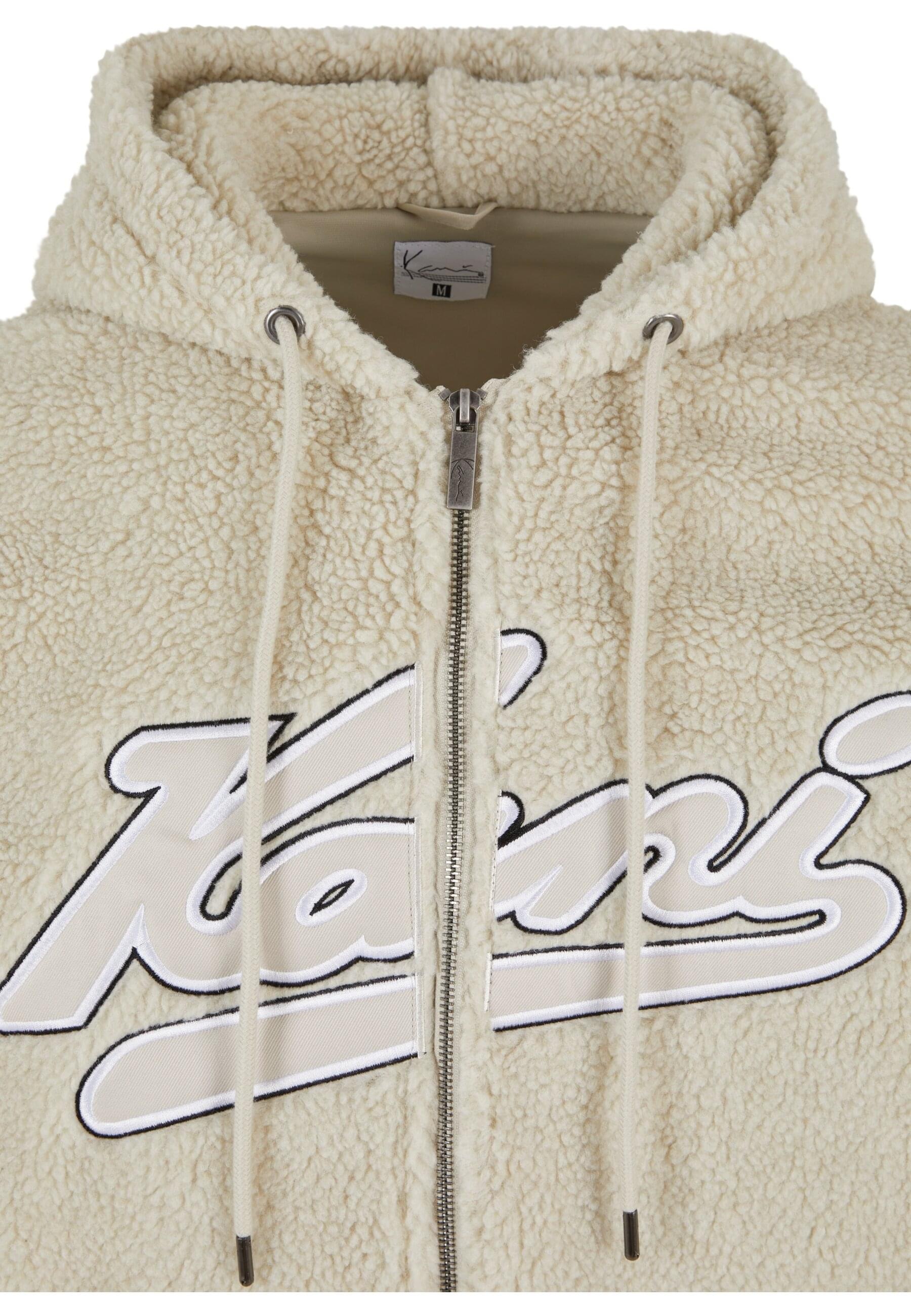 Karl Kani Sweatjacke »Karl Kani Herren KM223-001-2 Varsity OS Teddy Zip Hoodie cream«