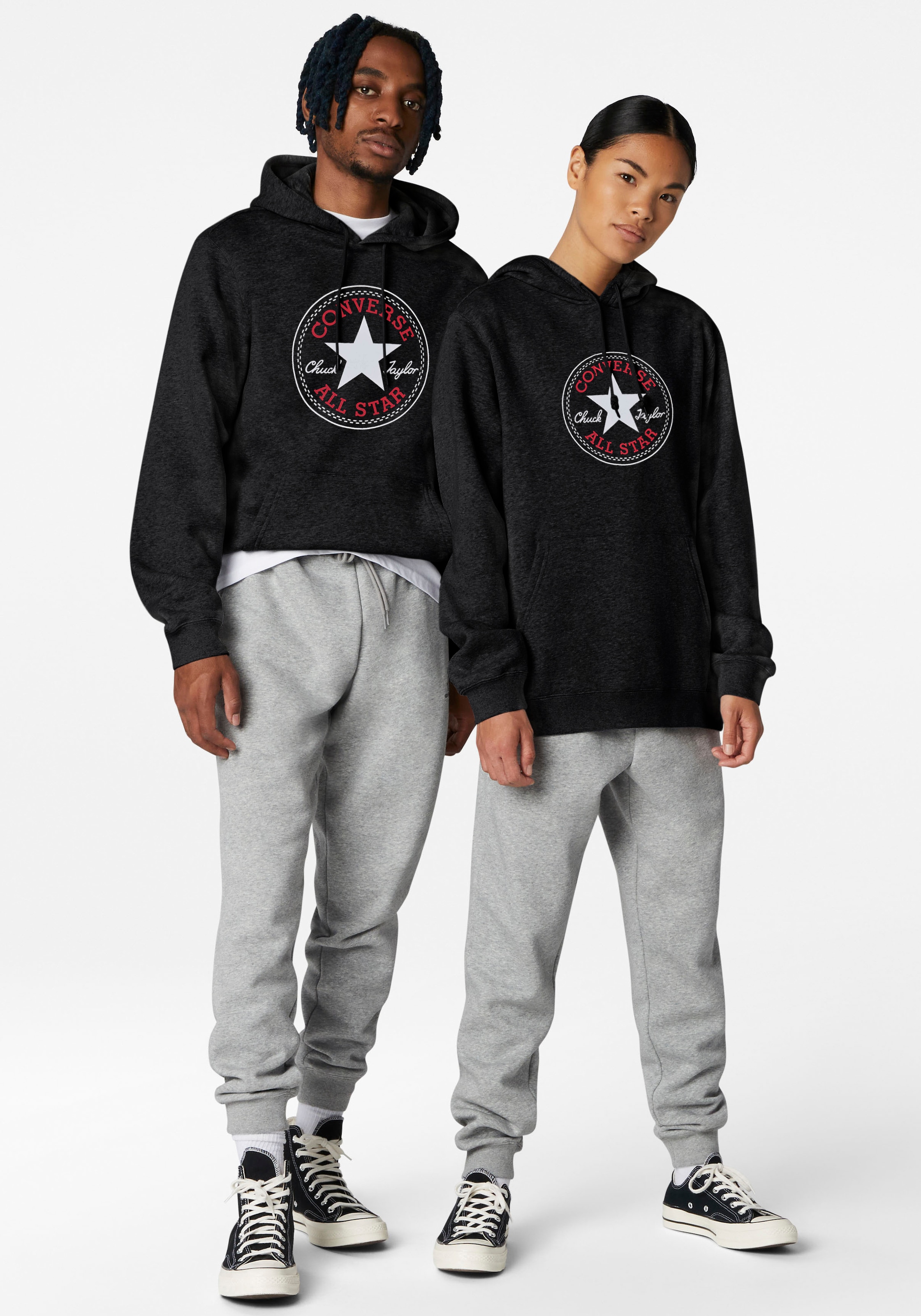 Converse Kapuzensweatshirt »STANDARD FIT CENTER FRONT LARGE CHUCK«, Unisex