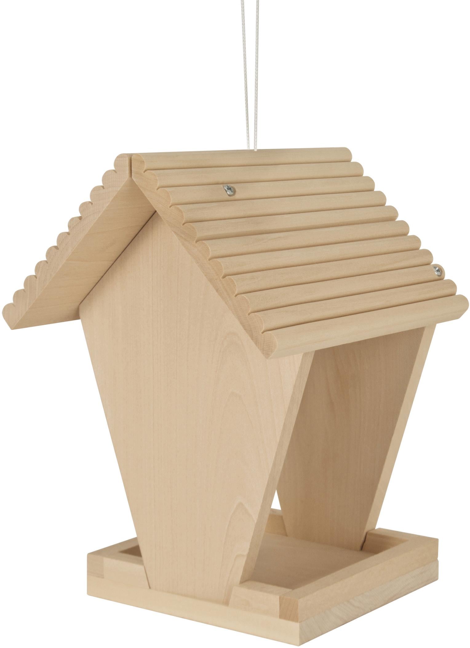 Eichhorn Kreativset »Outdoor Futterhaus«, (Set), Zum Zusammenbauen und Bemalen; Made in Europe