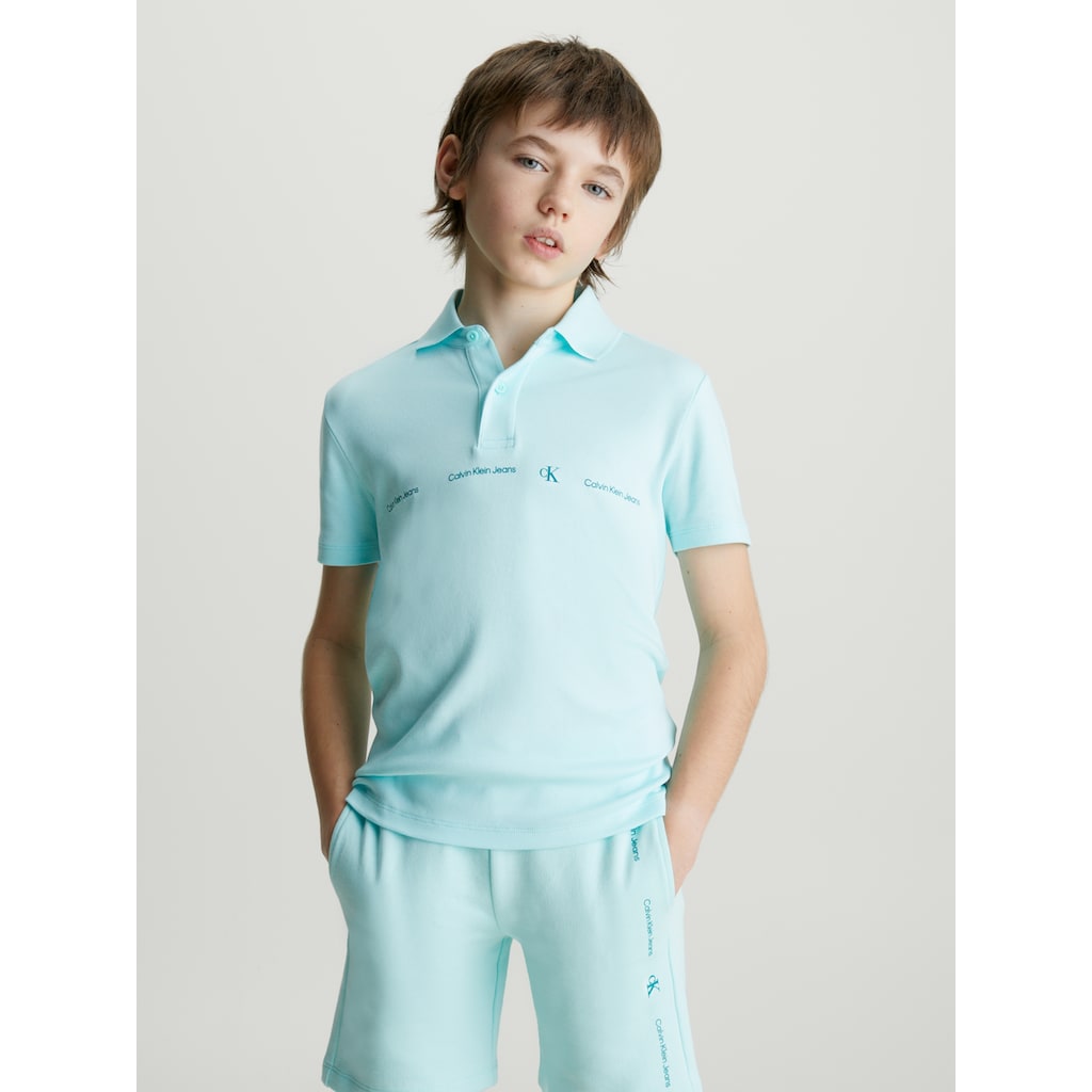 Calvin Klein Jeans Poloshirt »MINIMALISTIC INST. REG. POLO«, Kinder bis 16 Jahre