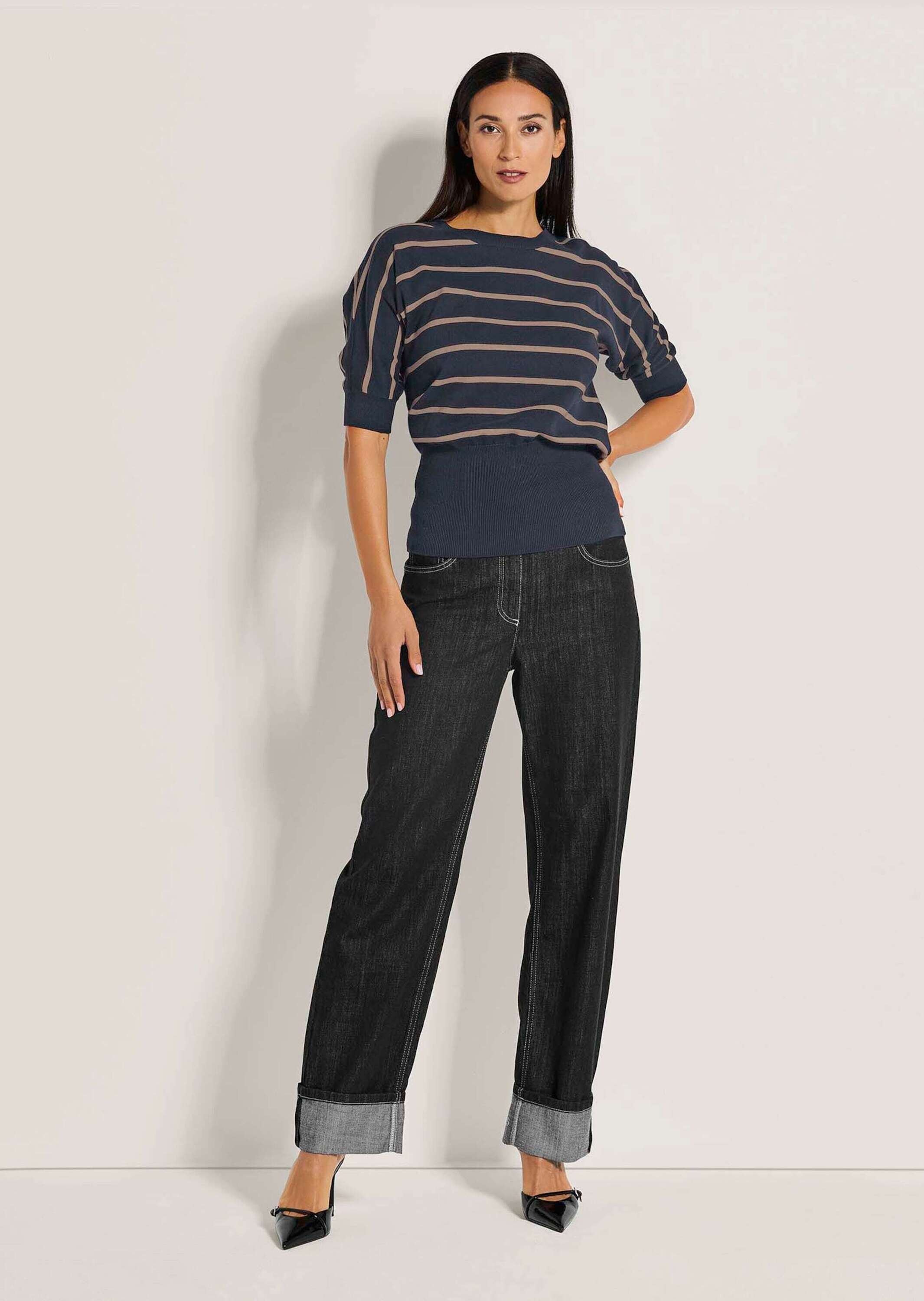 MADELEINE Longpullover "Strickpullover Ringelpullover im maritimen Look" ho günstig online kaufen