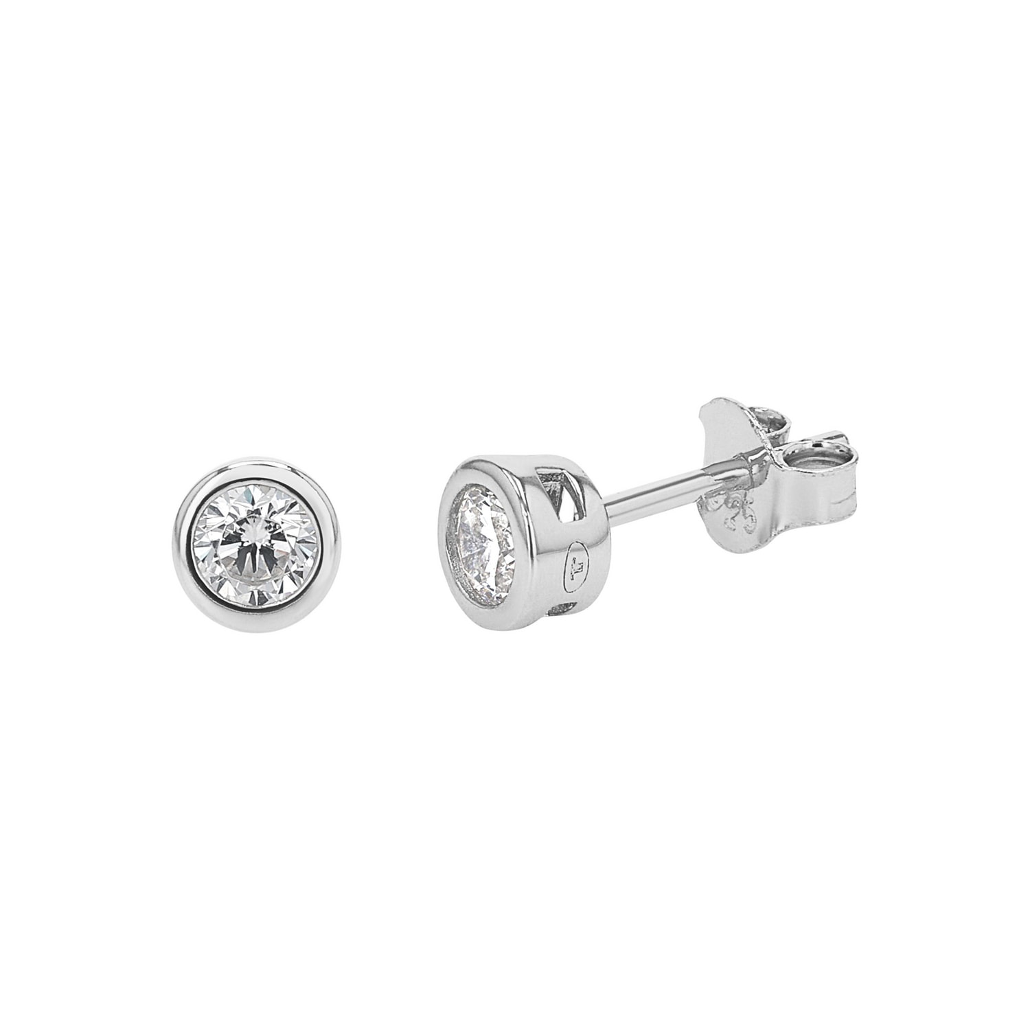 TOM TAILOR Paar Ohrstecker »Schmuck Geschenk Silber 925 Solitär« mit Zirkonia (synth.)