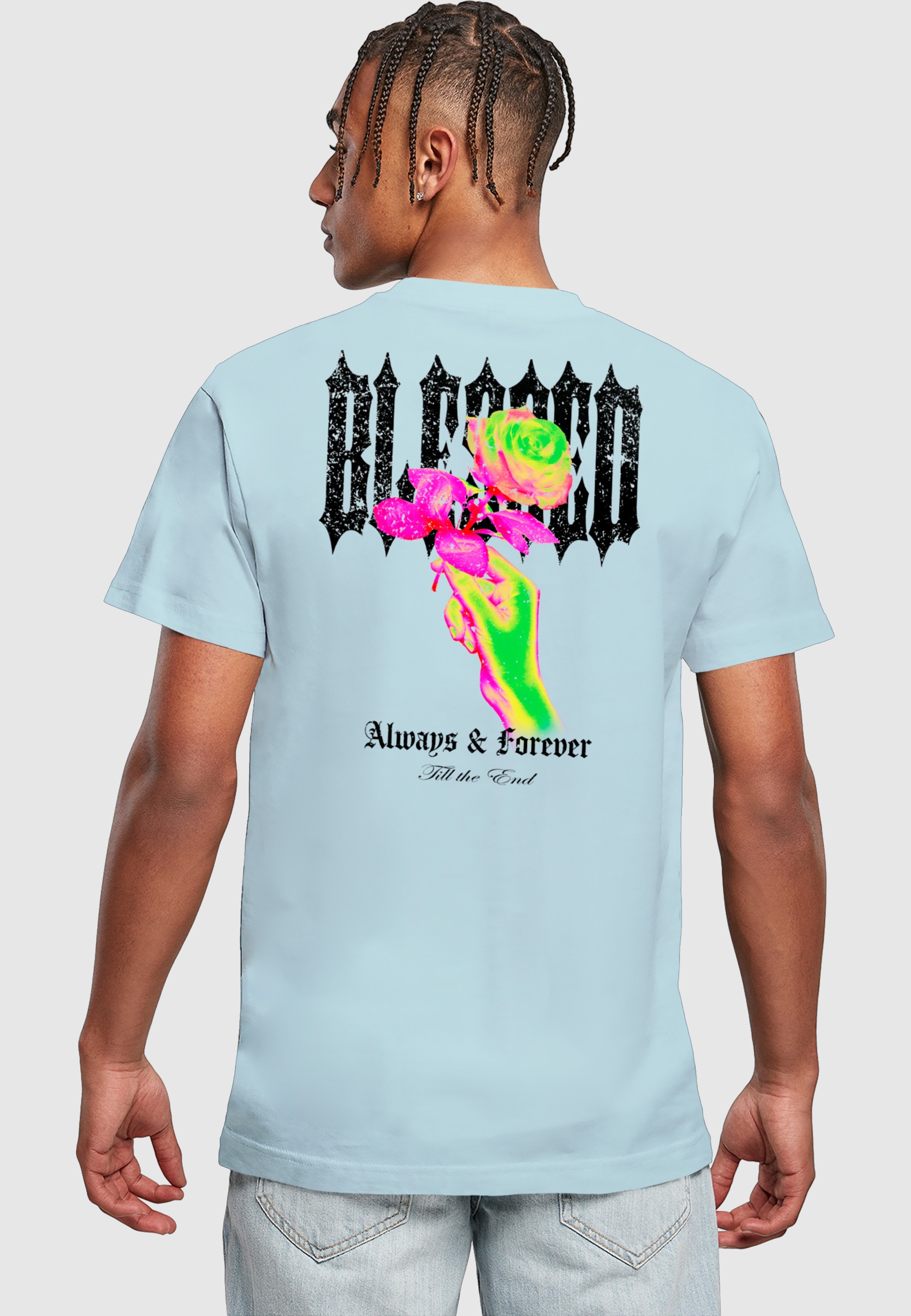 MisterTee T-Shirt »MisterTee Blessed Rose Tee« 1 Stk.