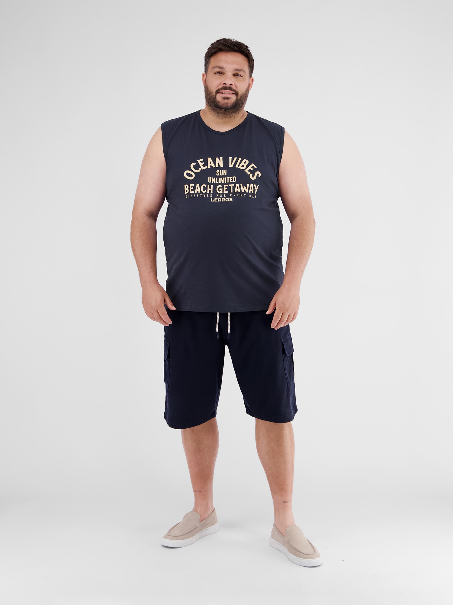 LERROS Muskelshirt »LERROS Print-Tanktop in Großen Größen«