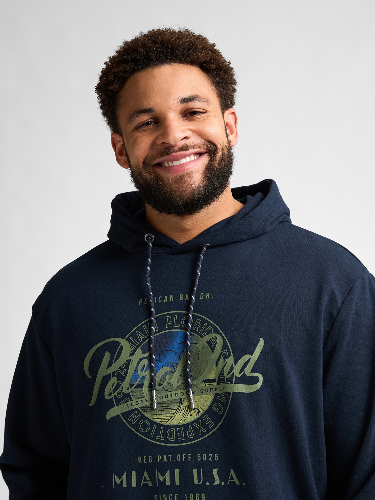Petrol Industries Hoodie, mit Logo Print