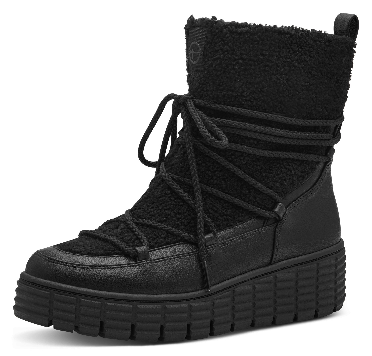 Winterboots,Keilabsatz, Plateau, Winterstiefel, Outdoorboots, vegane Verarbeitung