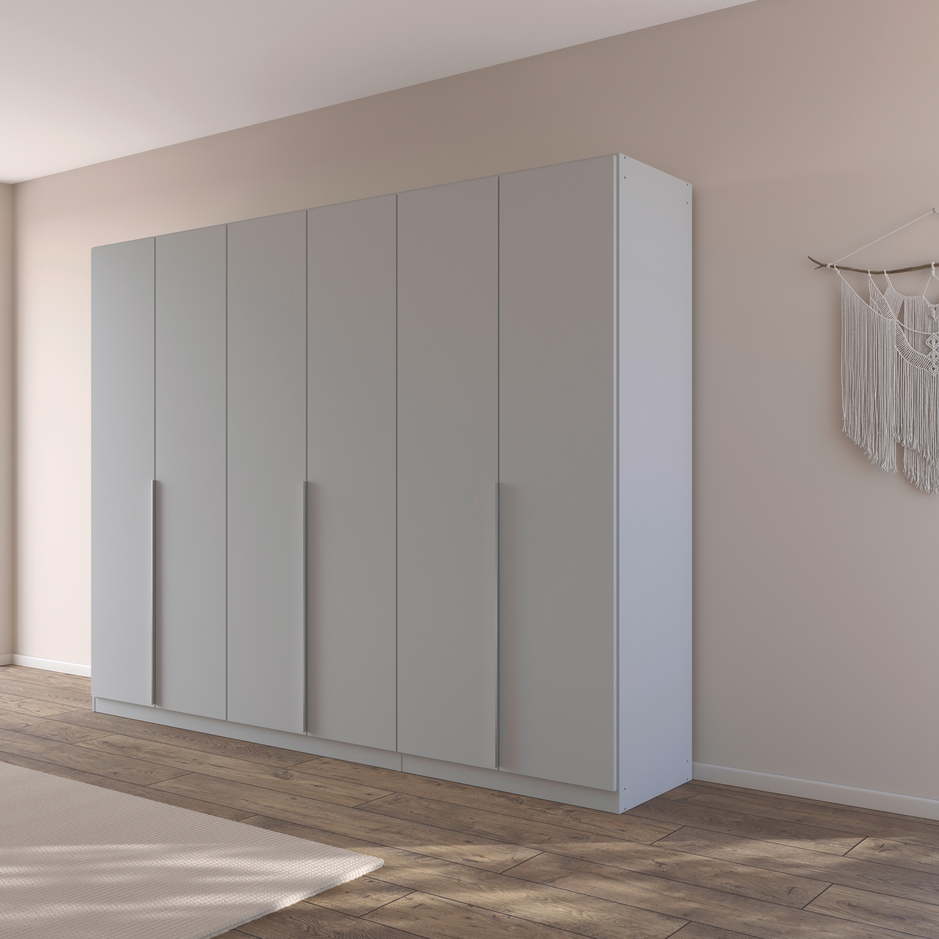 Thumbnail - rauch Drehtürenschrank "Kleiderschrank Schrank Garderobe AGORDO TOPSELLER Schlafzimmer" in zwei Griff-Farben, Breiten 91...