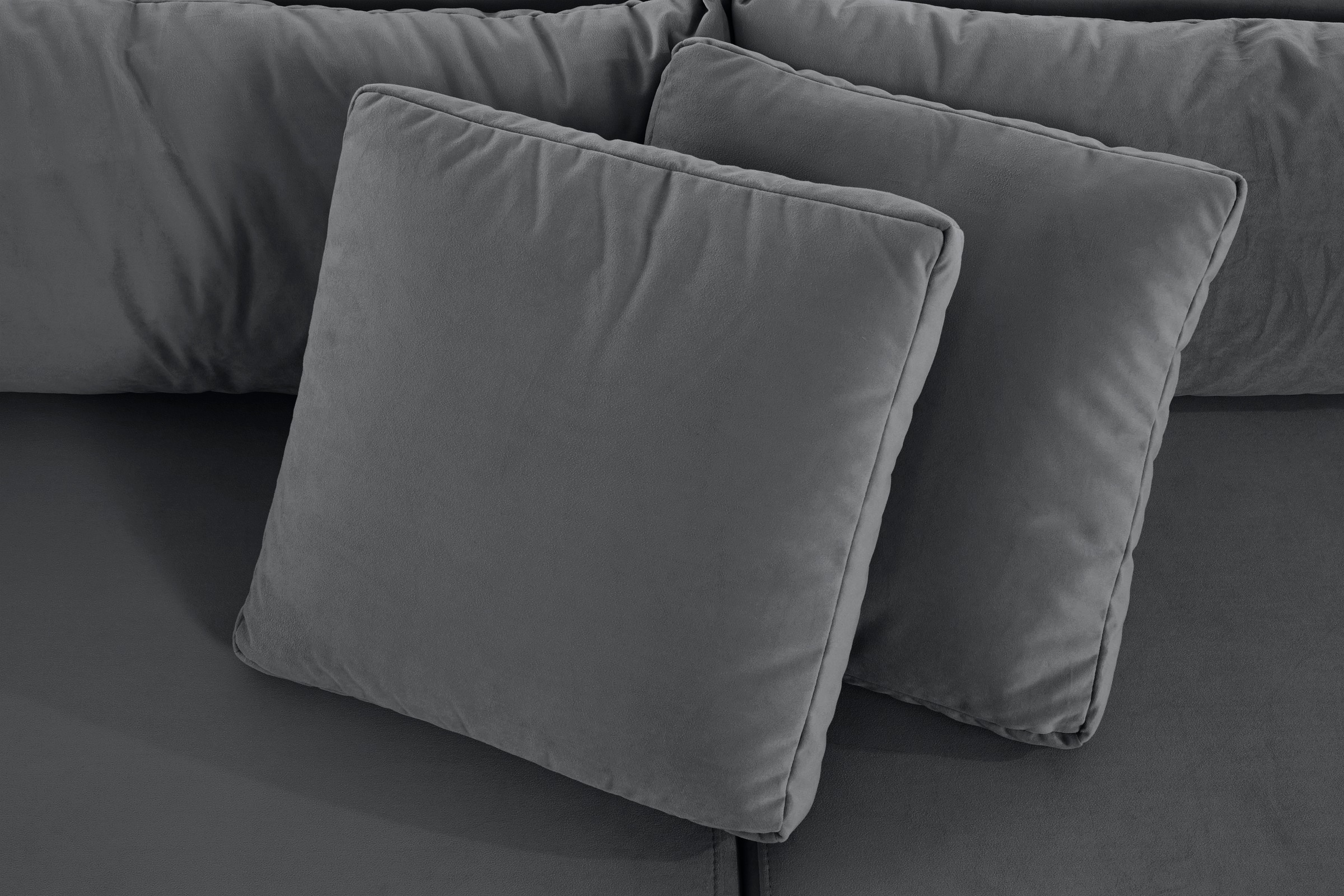 INOSIGN Ecksofa »Marva 3tlg. L-Form«, beide Armlehnelemente ausziehbar für Bettfunktion, mit Bettkasten