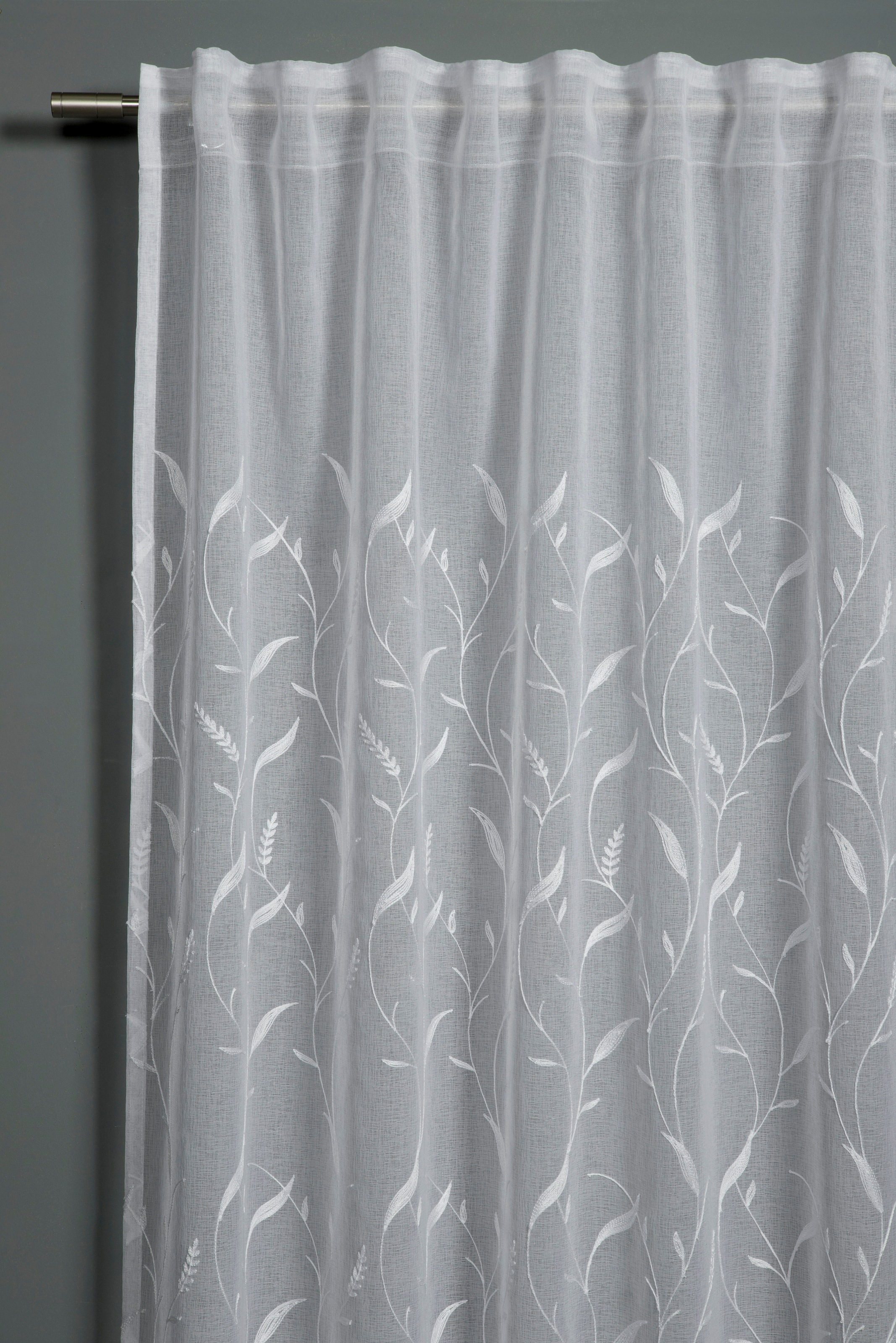Sehlbach Gardine "Schal Dolly-Voile Ranke" Schlaufen 1 Stk. tlg. mit Gardin günstig online kaufen