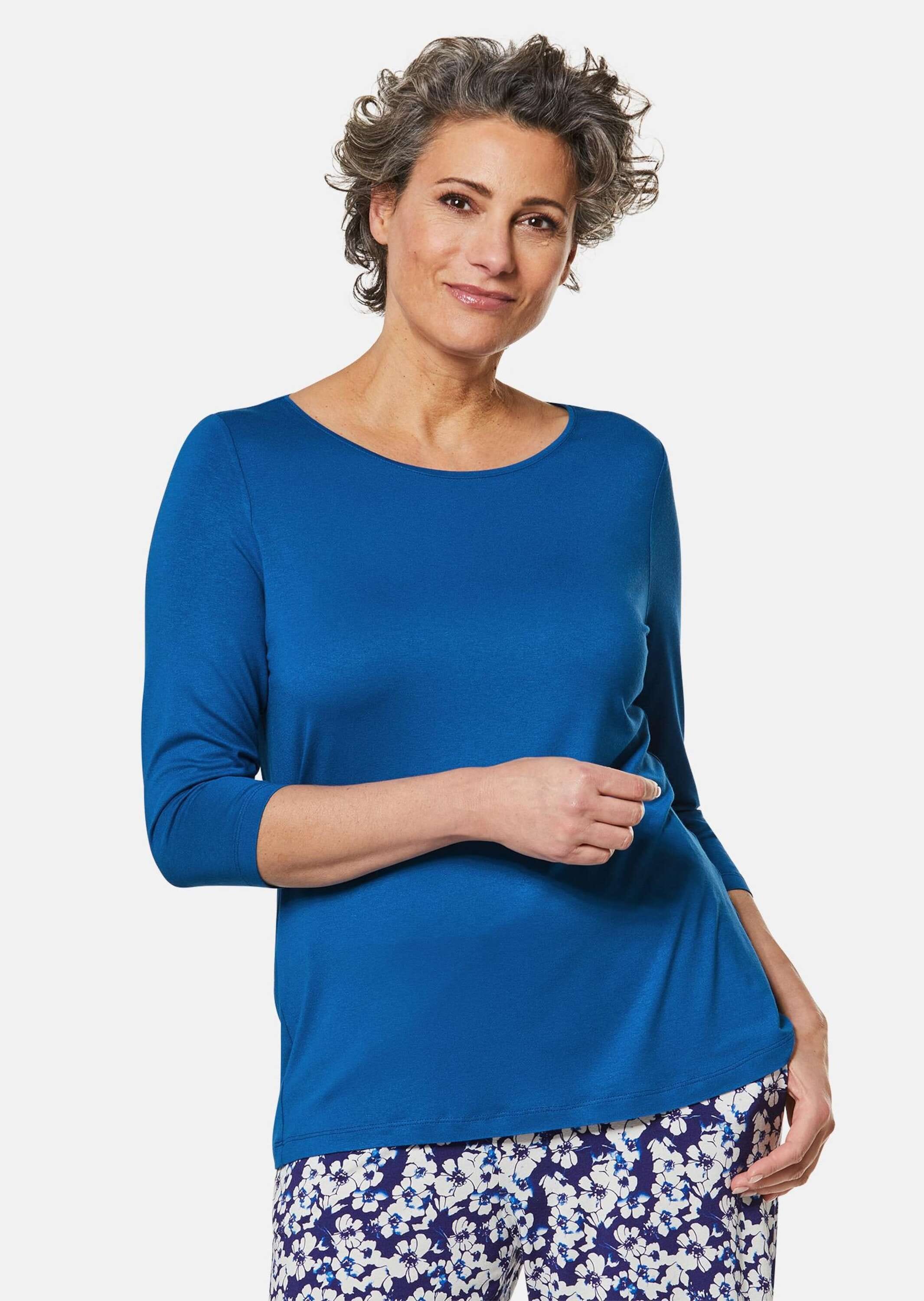 GOLDNER 3/4-Arm-Shirt »Shirt Trageangenehmes Viskoseshirt mit Elasthan«