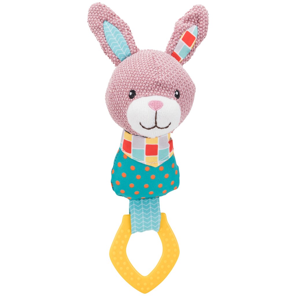 TRIXIE Tierkuscheltier »Junior Hase Spielzeug«, Polyester, (Set, 2 St.)