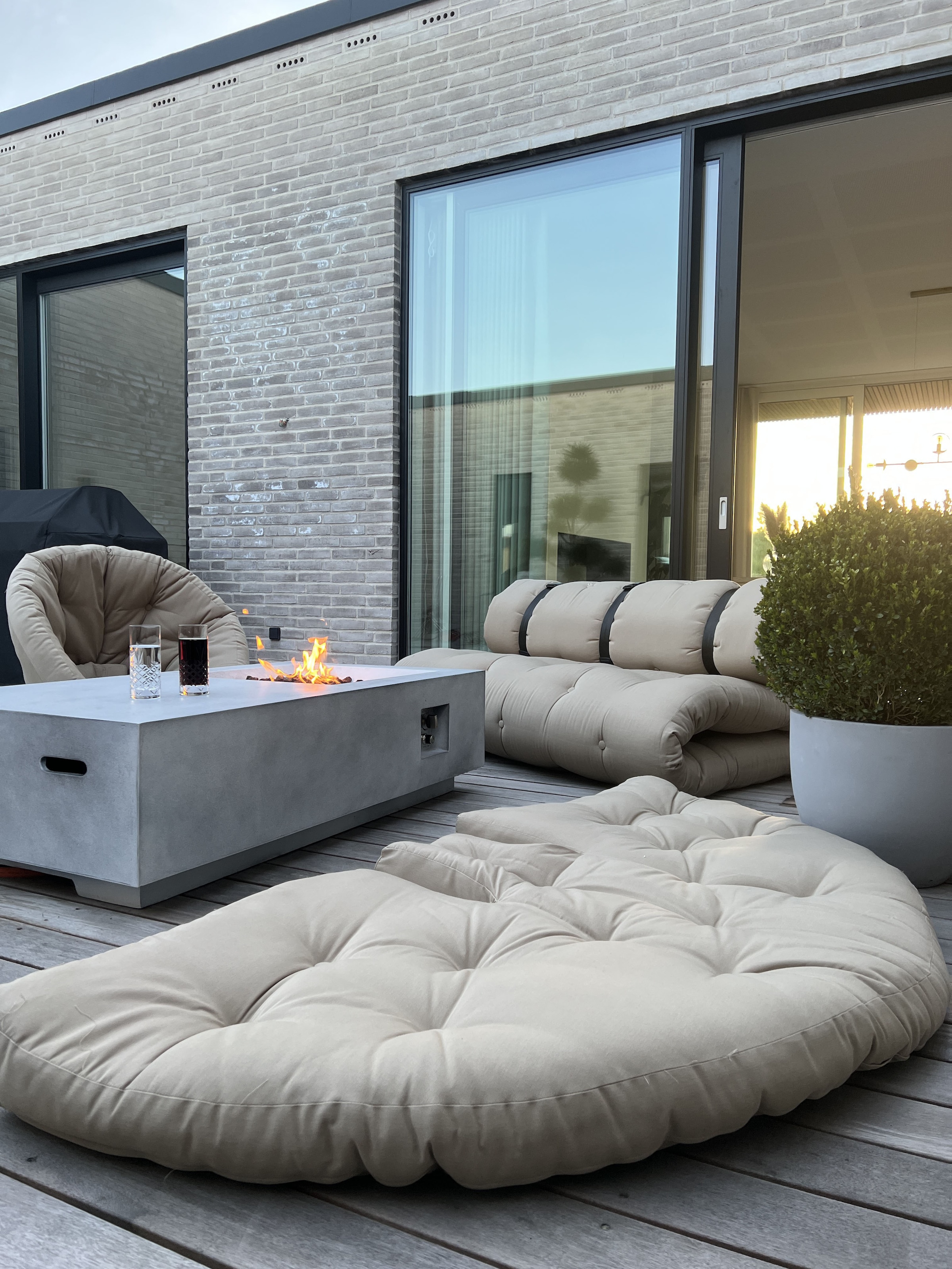 Karup Design Loungesofa »BUCKLE-UP Sofa out™, Loungesofa in Schlafplatz verwandelbar« Outdoor geeignet, Schmutz- und Wasserabweisend, Made in Europe