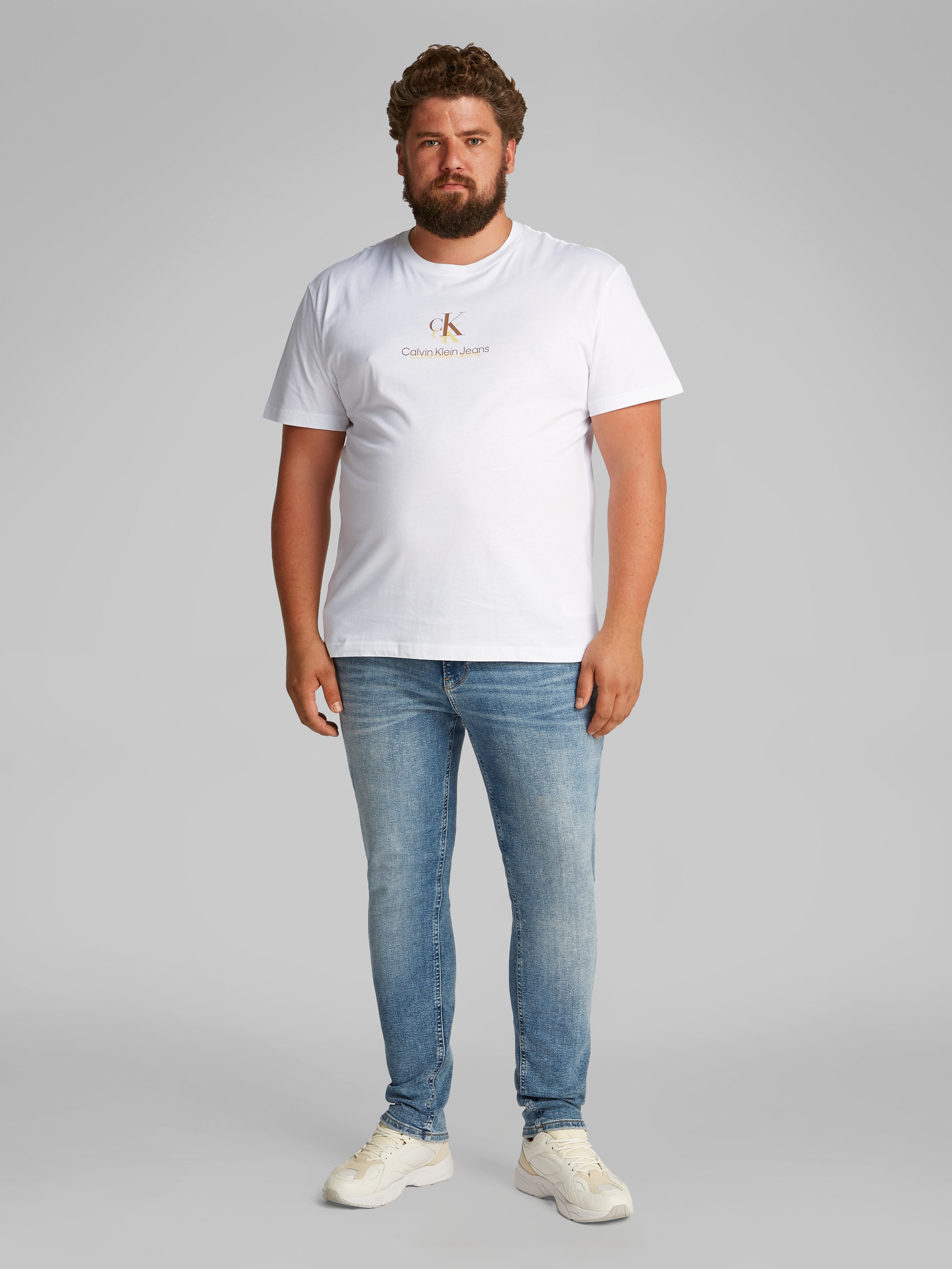 Calvin Klein Jeans Plus T-Shirt »PLUS SHADOW LOGO TEE«, in großen Größen