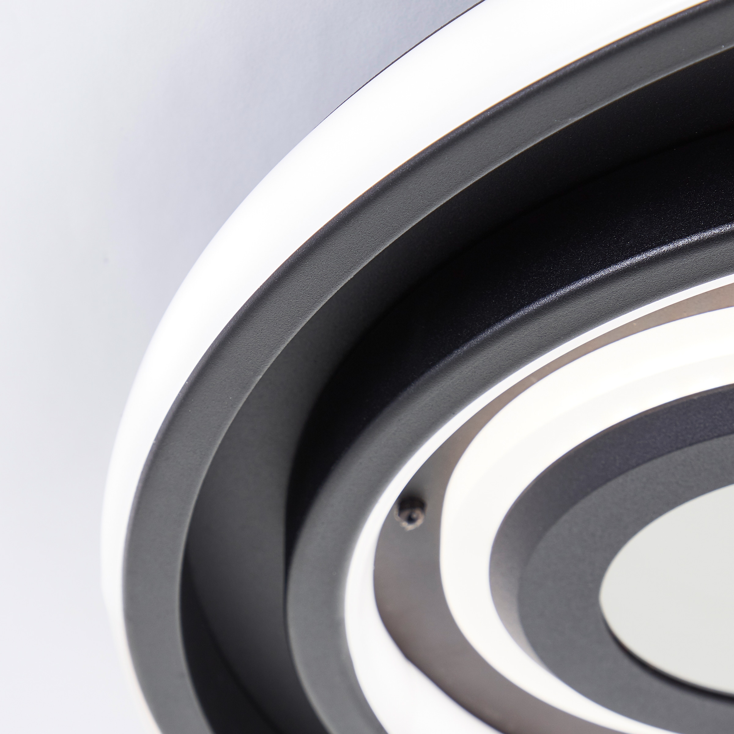 Brilliant LED Deckenleuchte »Opame«, Ø 41 cm, 4400 lm, dimmbar, 3000-6500 K, Fernbedienung, Metall, schwarz