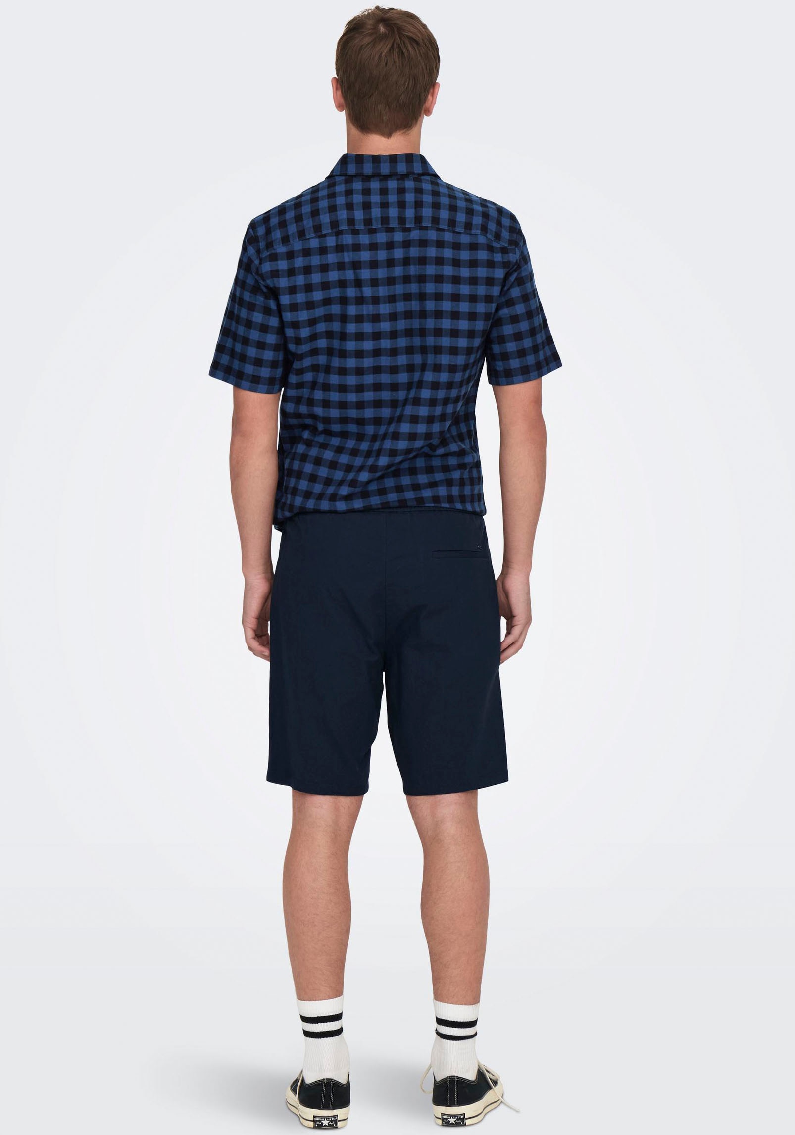 ONLY & SONS Shorts »ONSLINUS 0007 COT LIN SHORTS NOOS«
