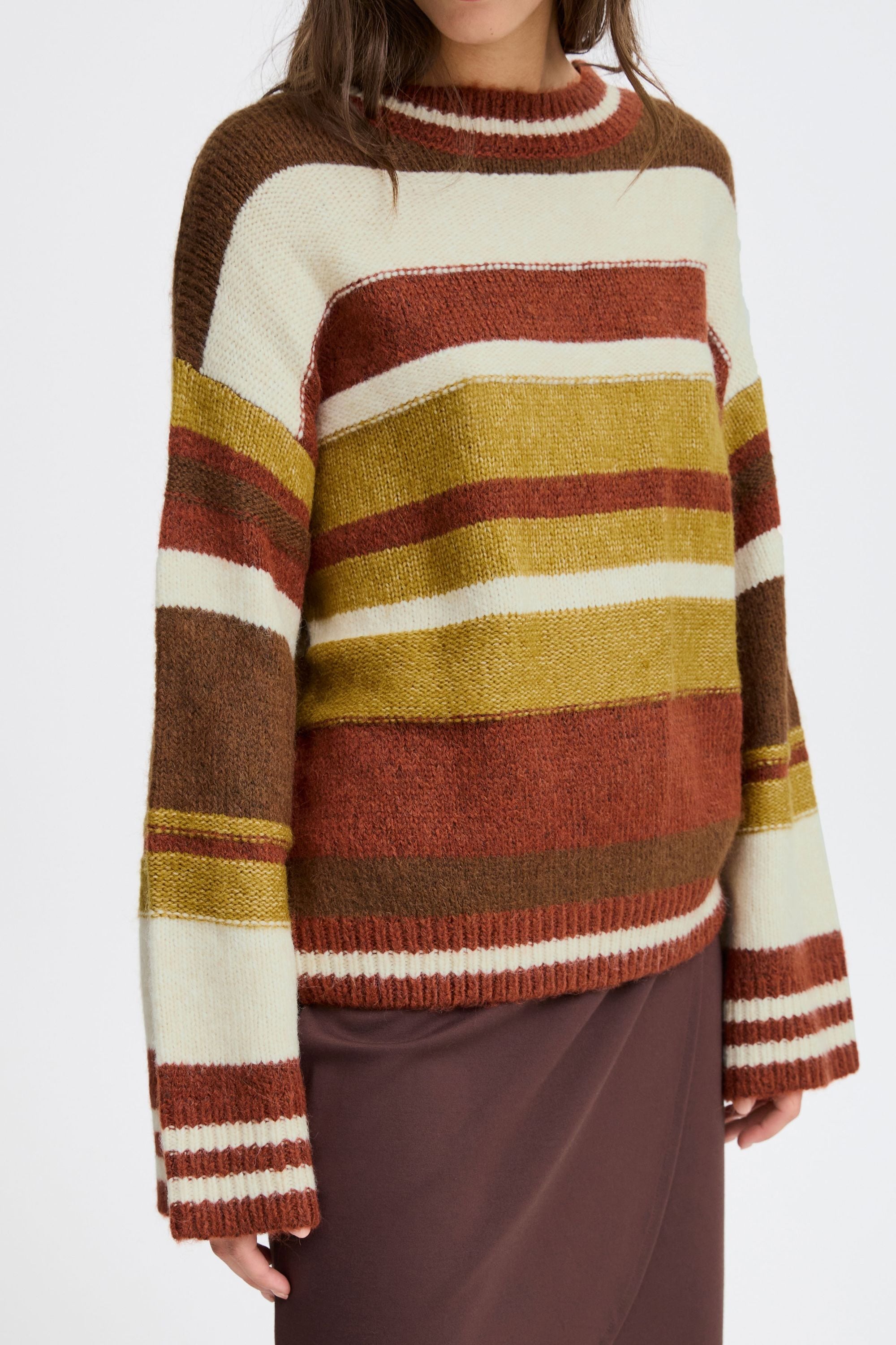 b.young Strickpullover »Strickpullover BYOKSANA STRIPED JUMPER -«