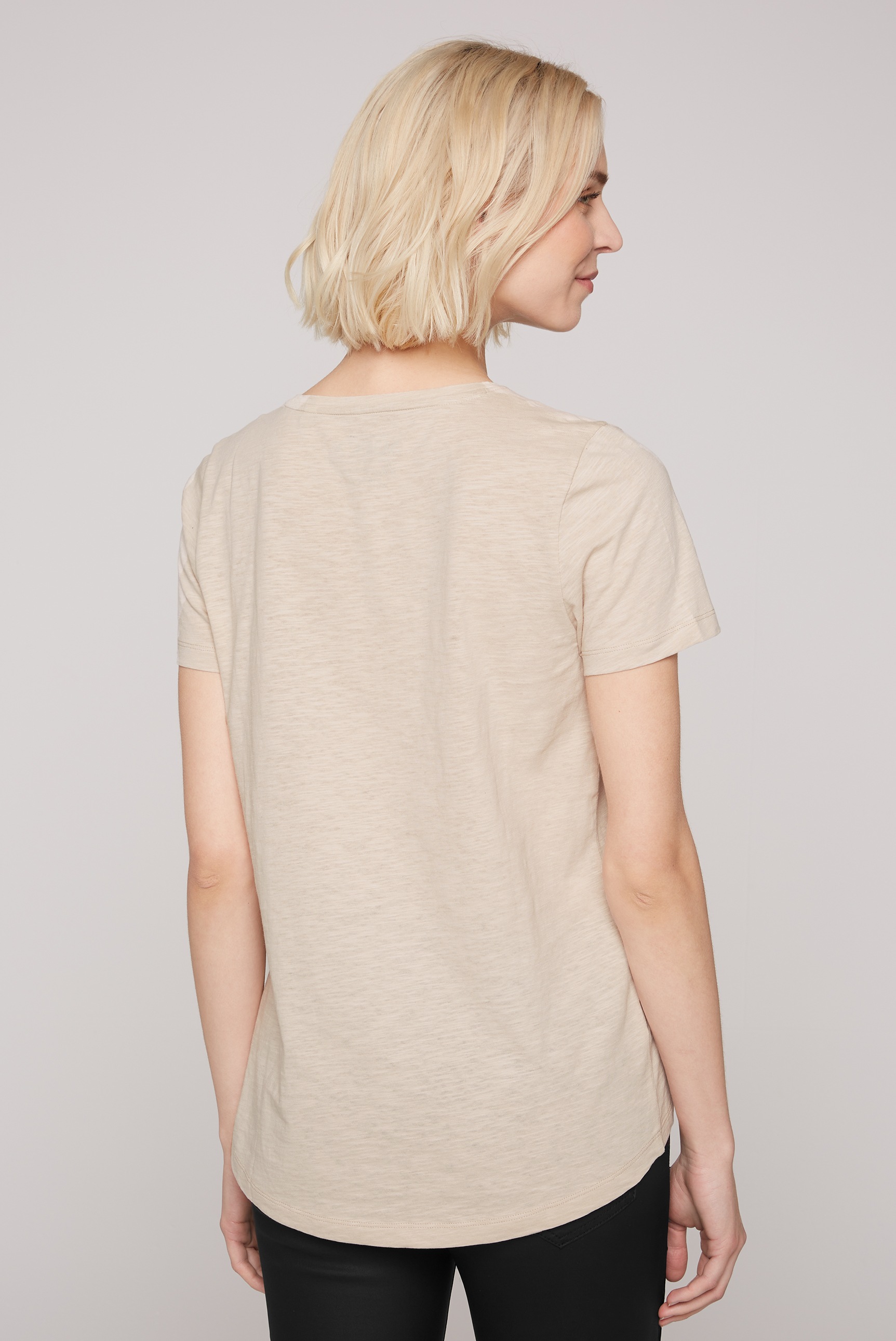 SOCCX Rundhalsshirt, mit längerer Rückenpartie für kaufen | BAUR