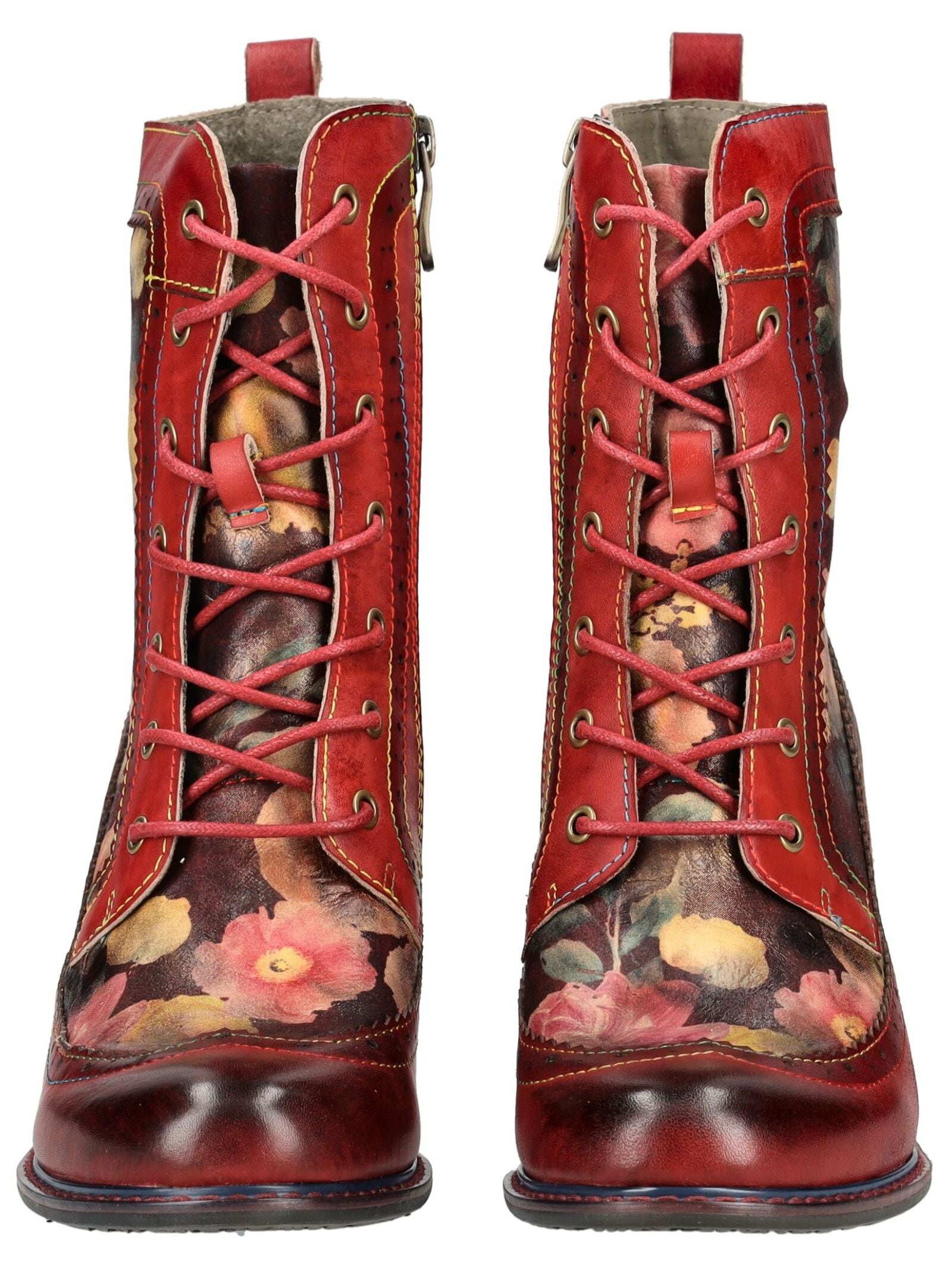 LAURA VITA Schnürstiefelette »LAURA VITA Stiefelette Leder/Textil«