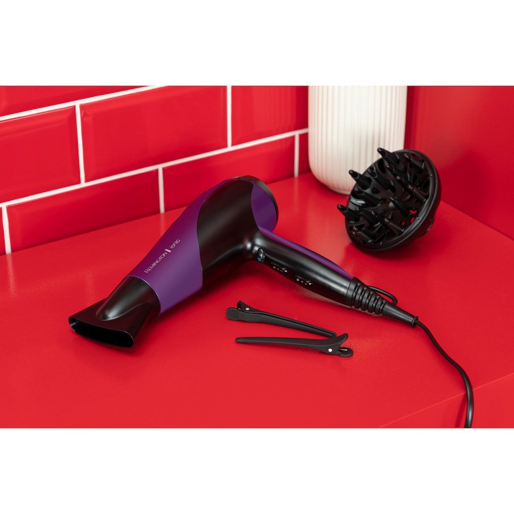 Remington Haartrockner »Ionic Dry 2200 (D3190)«, 2200 W, 2 Aufsätze