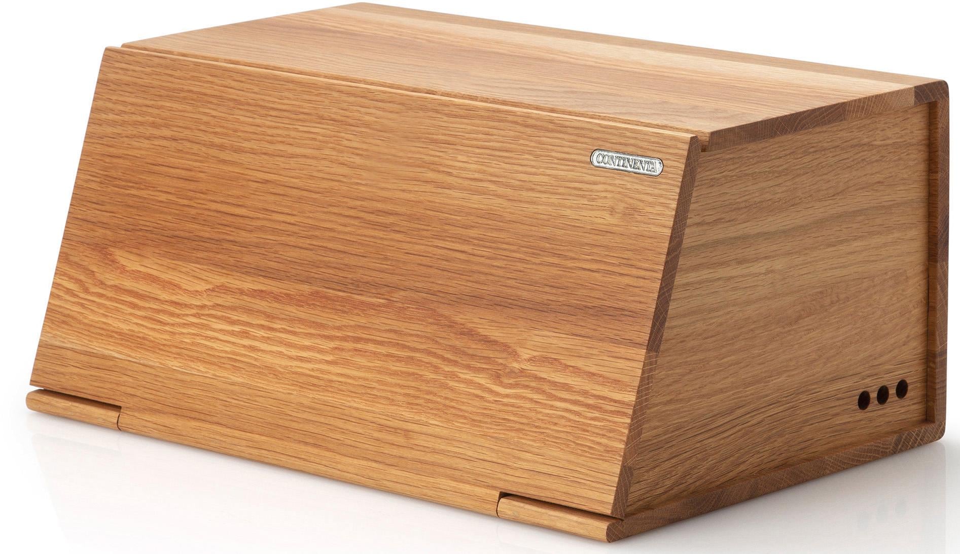 Continenta Brotkasten 1 Stk. tlg. Aus Eichenholz gefertigt günstig online kaufen