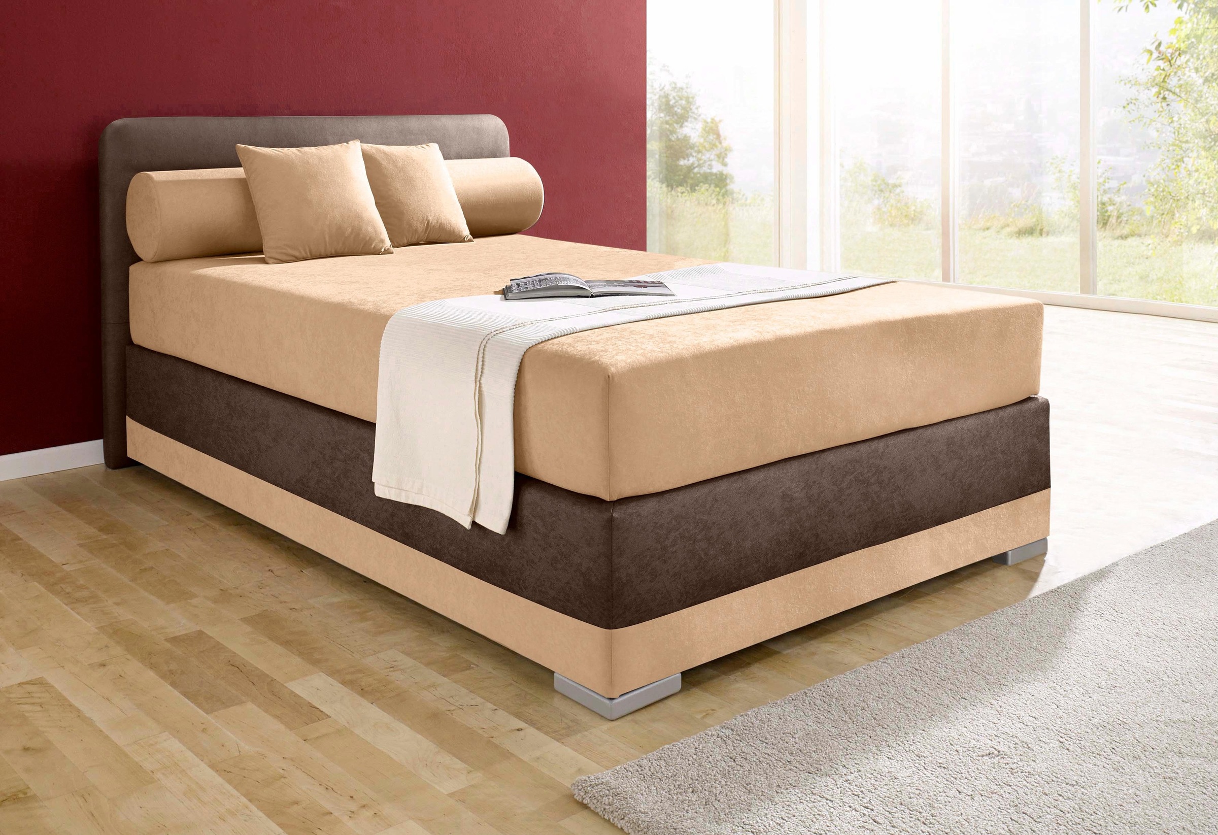 Maintal Boxspringbett »Lago«, in 3 verschiedenen Matratzenarten, H2 oder H3