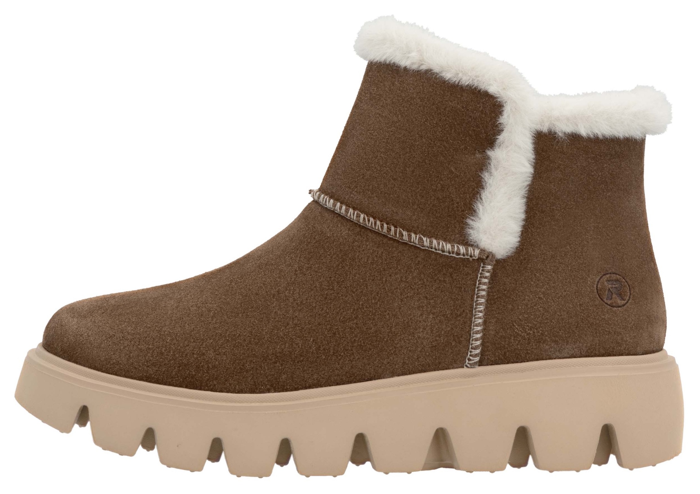 Rieker EVOLUTION Winterboots, Plateaustiefel, Schlupfschuh mit Innenreißverschluss