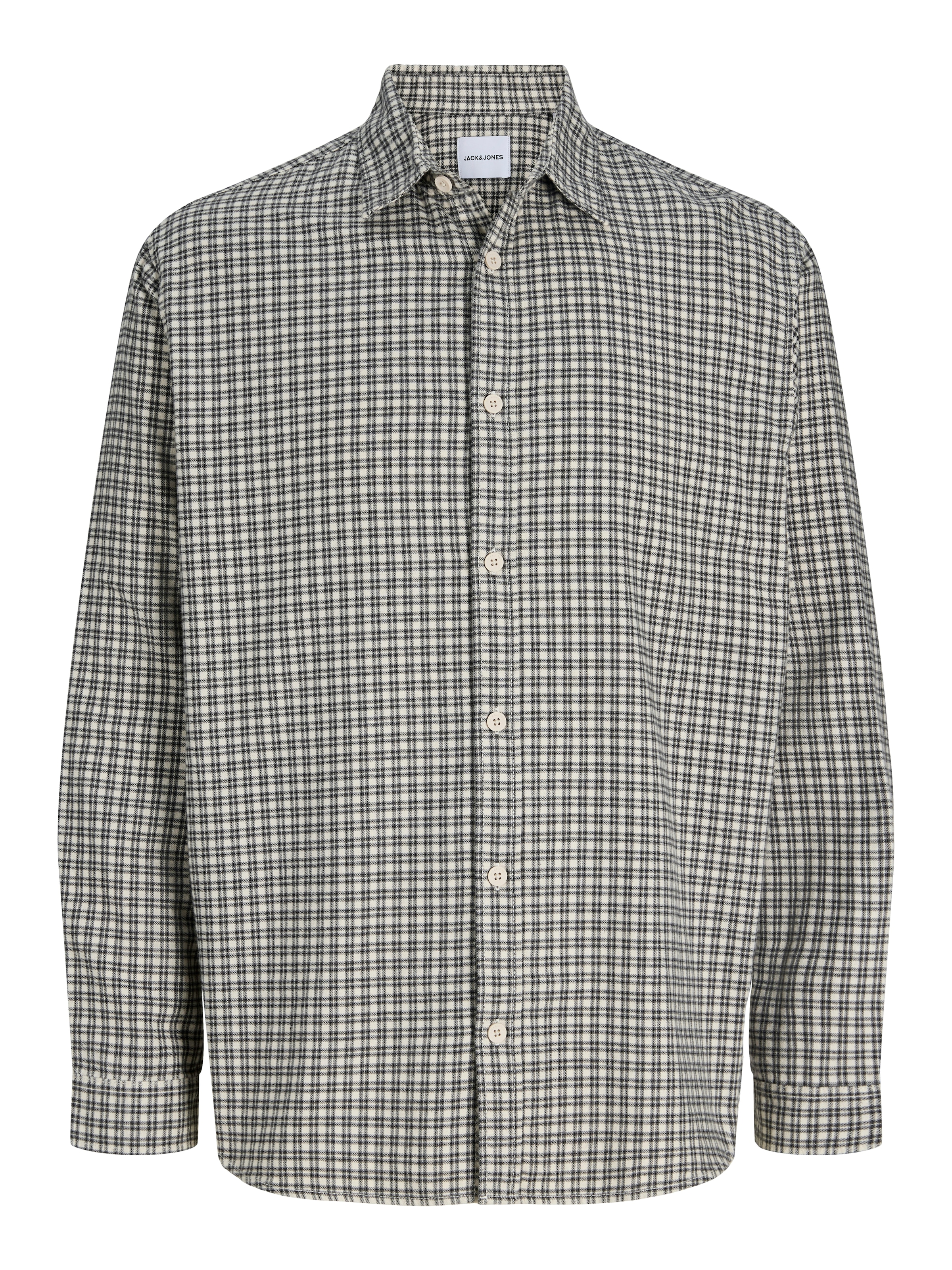 Jack & Jones PlusSize Langarmhemd "JJCARTER CHECK SHIRT LS SN PLS" Baumwolle, relaxed fit