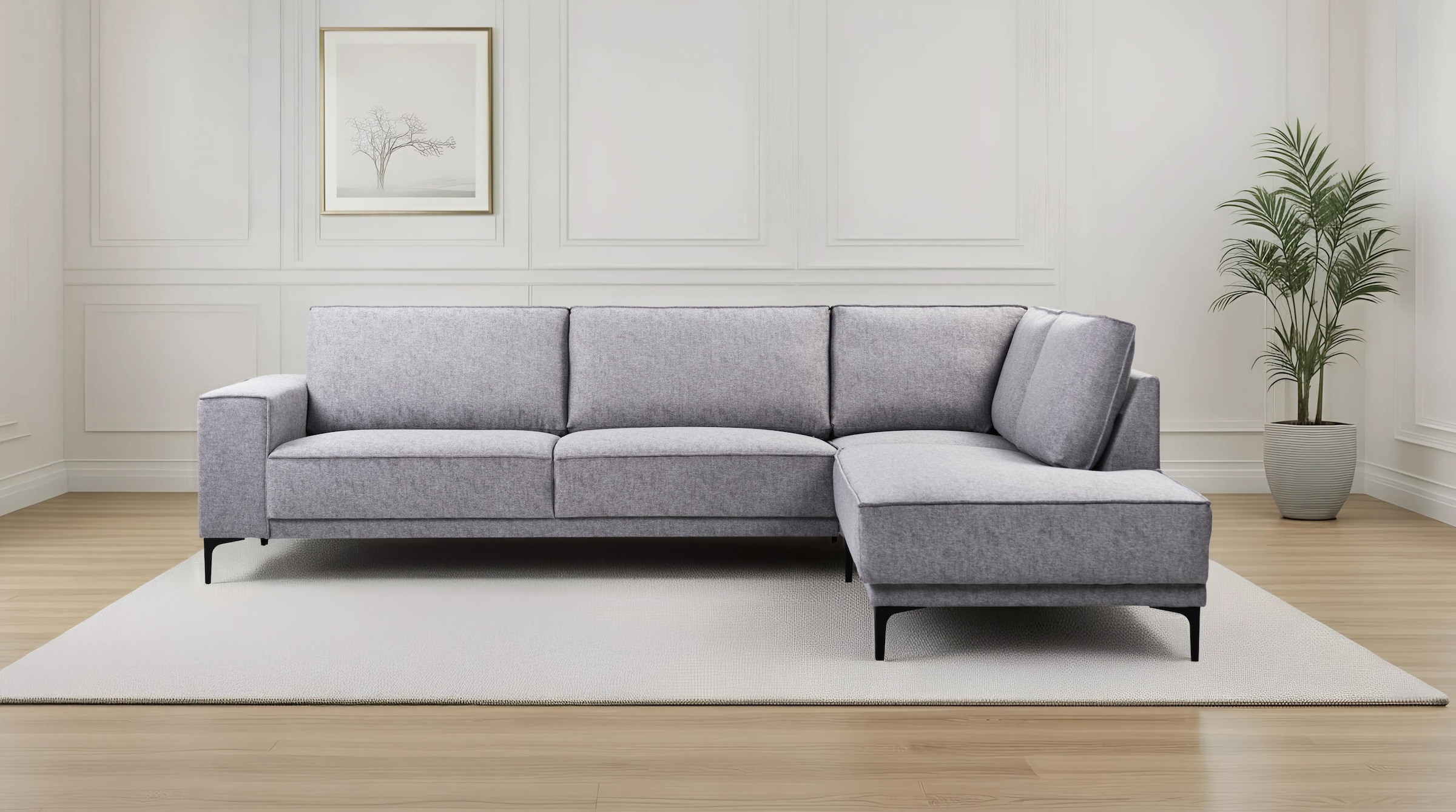 OTTO home Ecksofa "OLAND L-Form, B: 289 cm, Skandi-Design" L-Form, 289 cm, günstig online kaufen